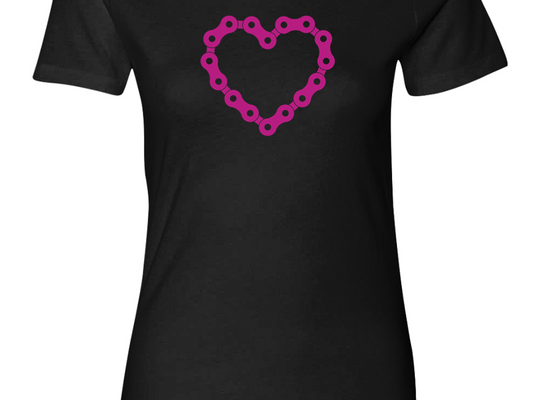 Chainheart Classic Ladies T-Shirt Black (FE)