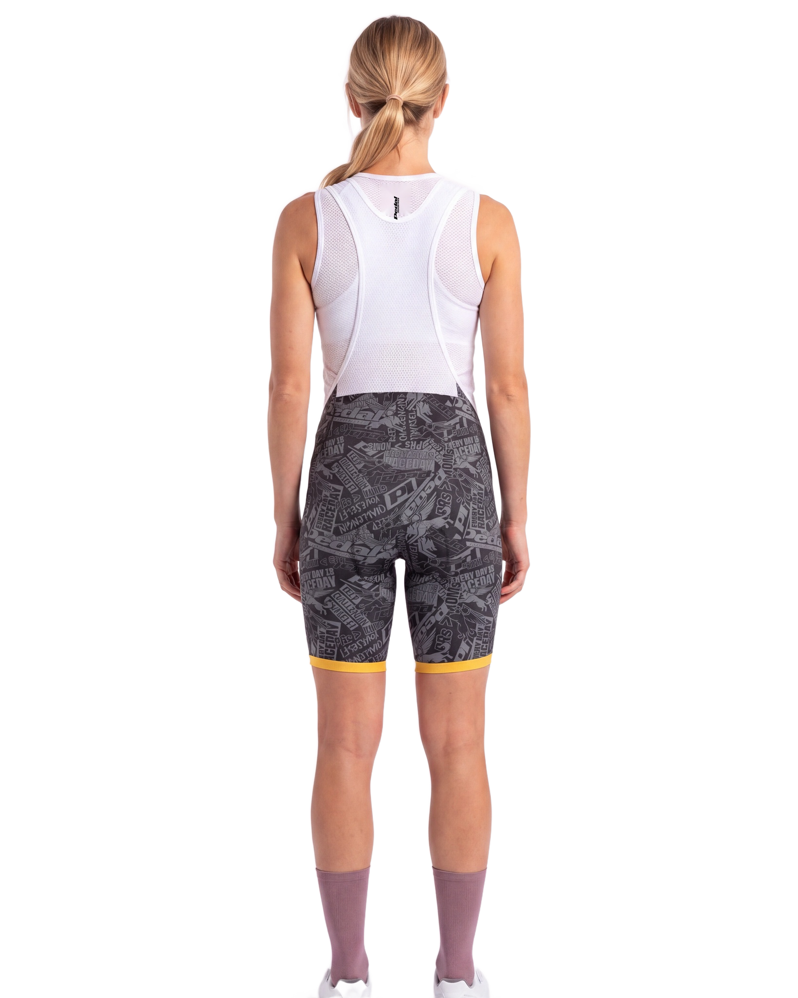 Among The Wolves 2023 WOMEN'S PRO BIB ISD - back, on model