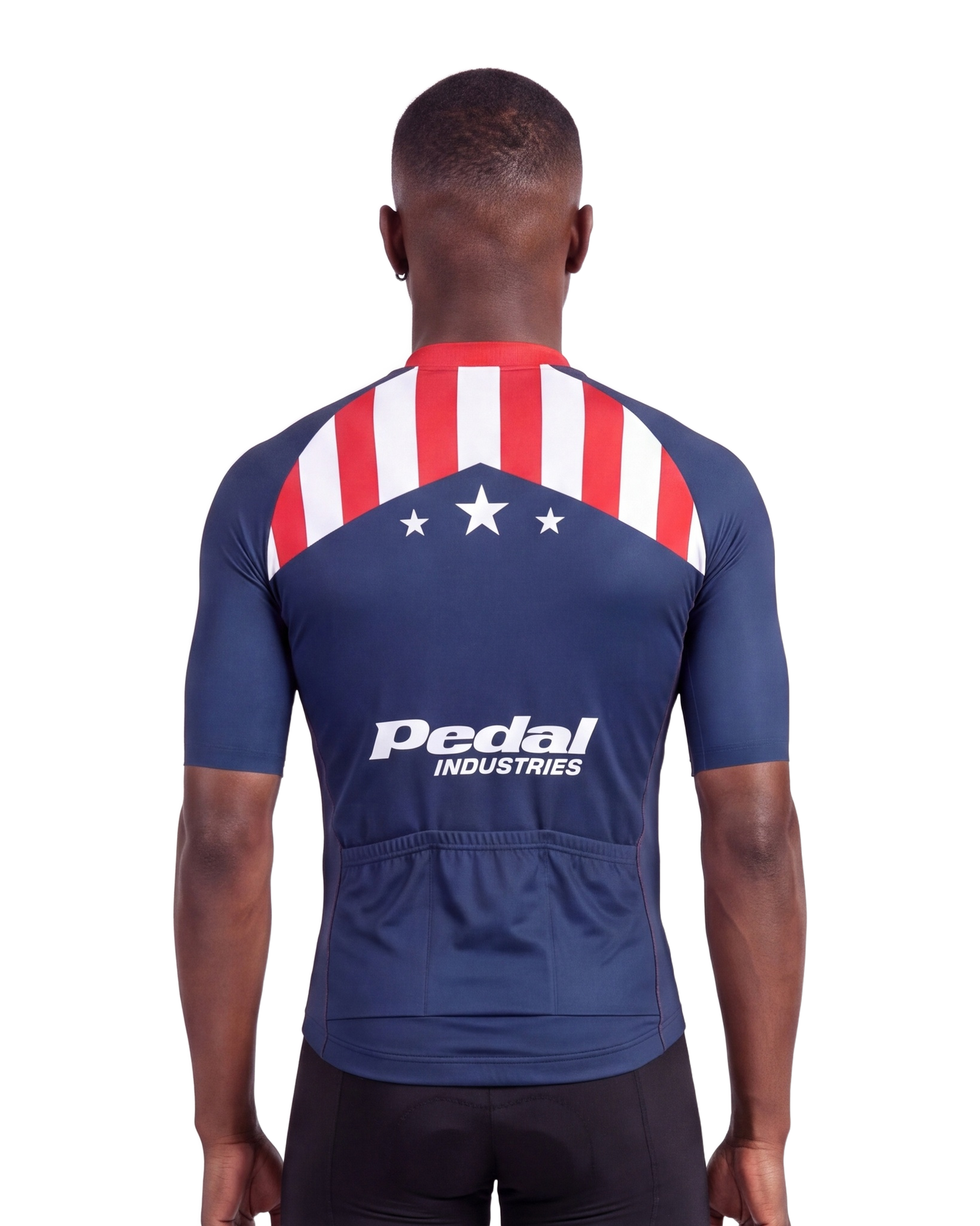 BLUE Patriot MEN'S PRO JERSEY ISD - back, on model