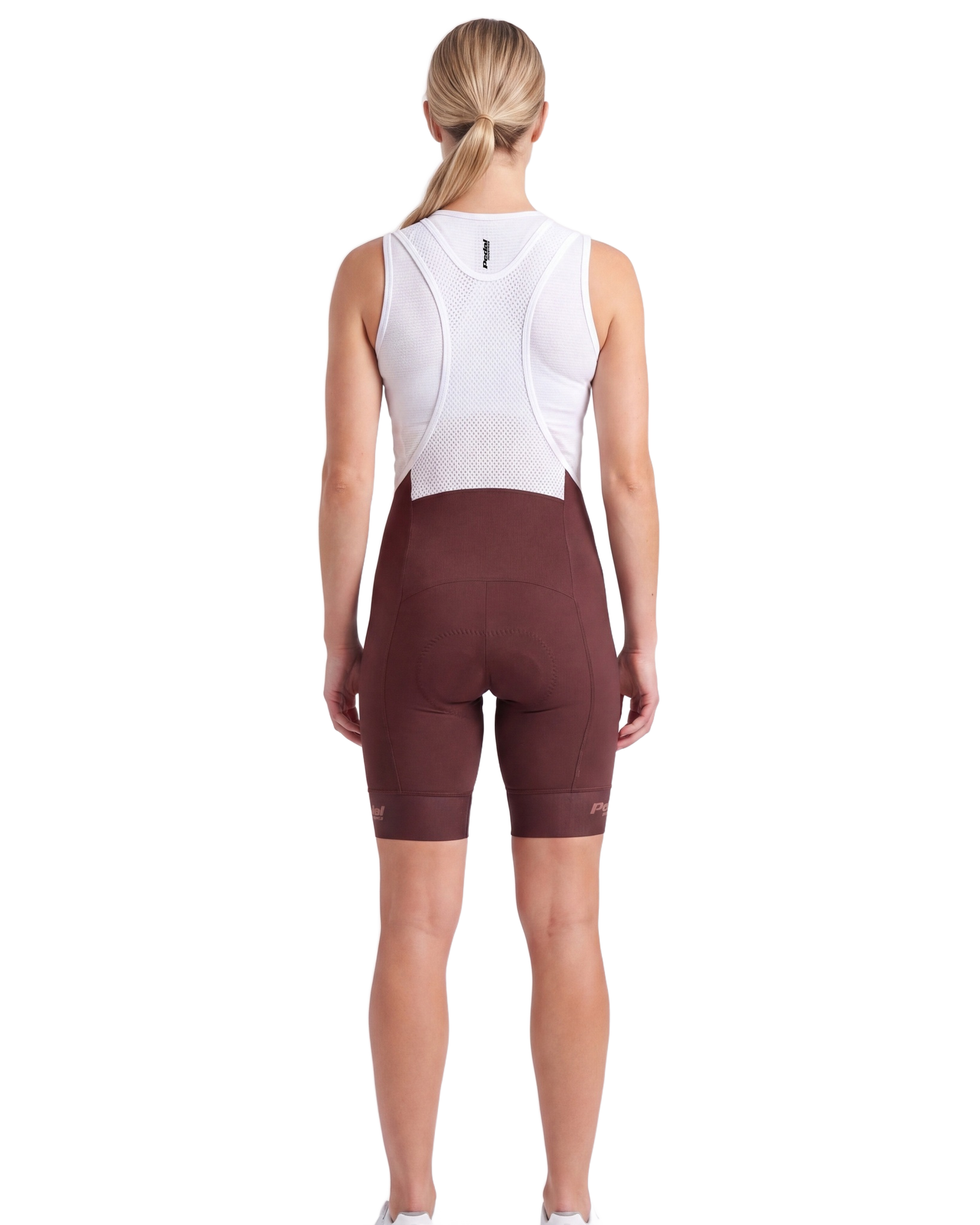 Brick Chroma WOMEN'S PRO BIB 2.5 ISD - back, on model