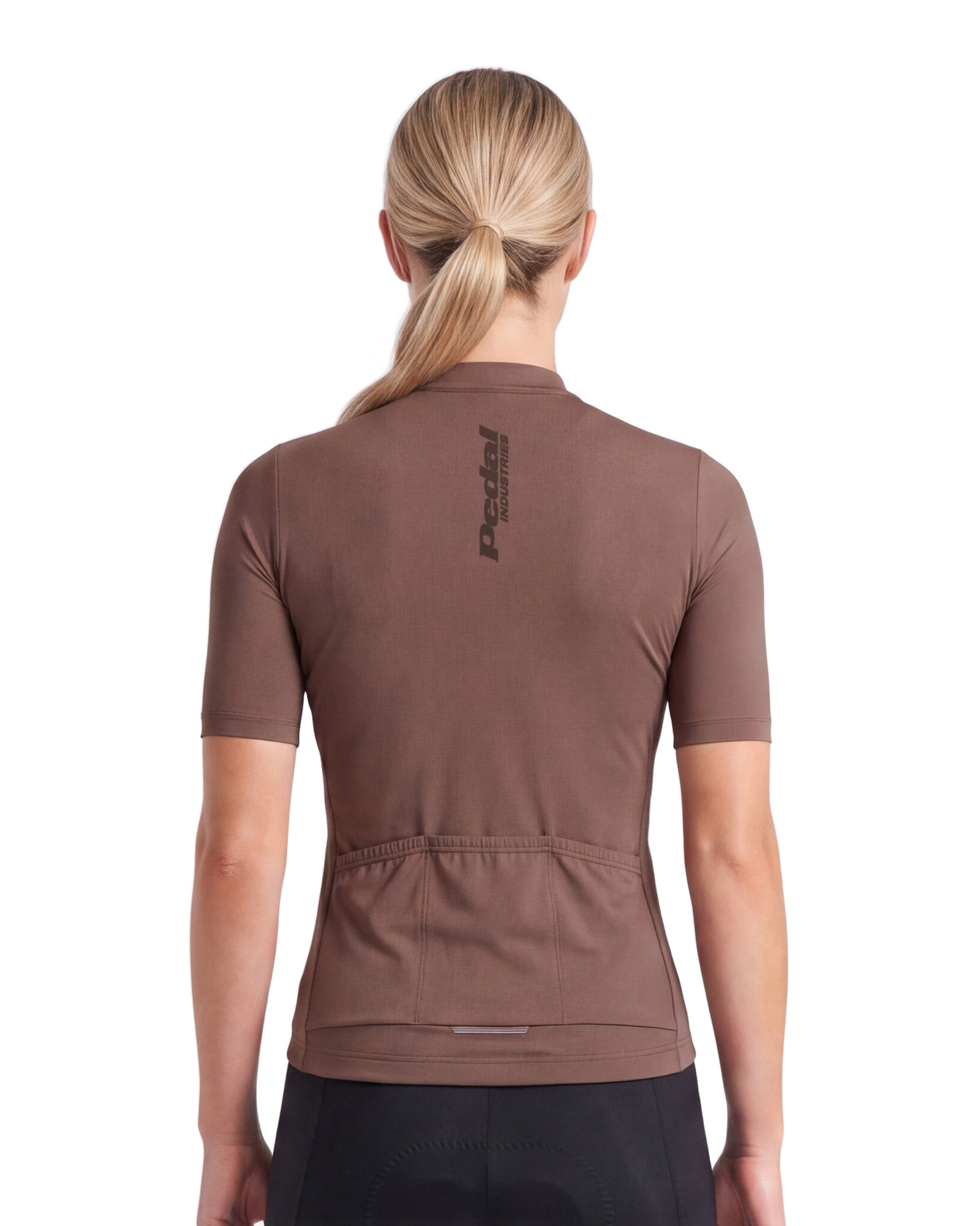 Chocolate CHROMA WOMEN'S PRO JERSEY ISD - back, on model