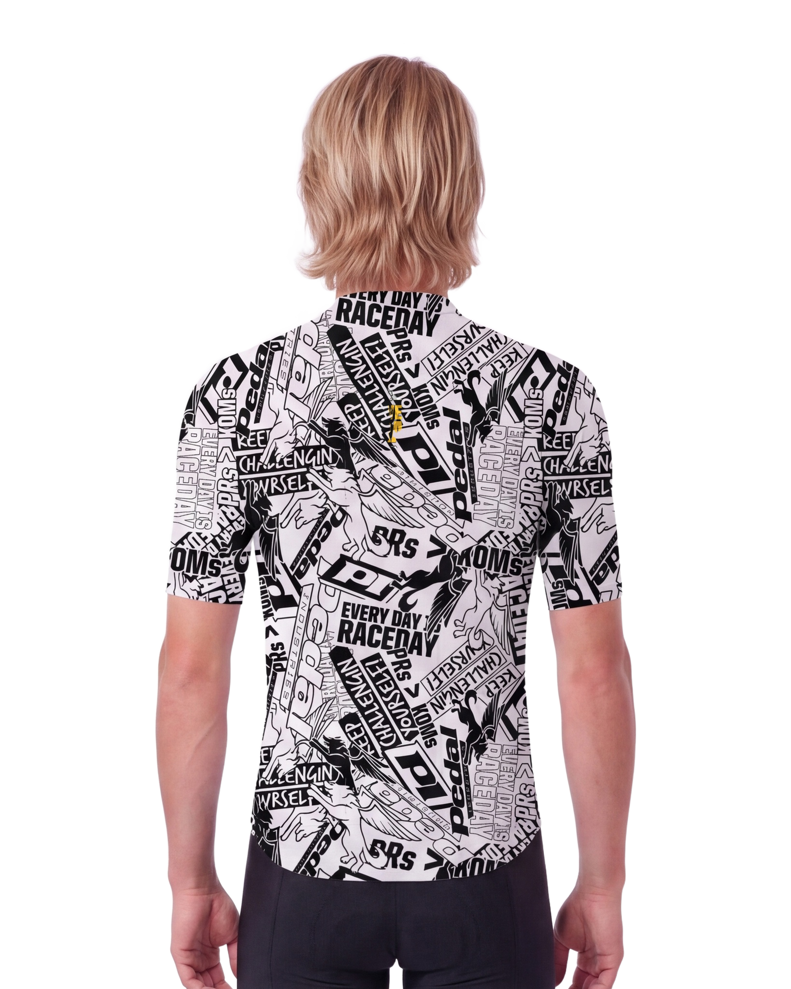 DAY Among The Wolves MEN'S PRO JERSEY ISD - back, on model