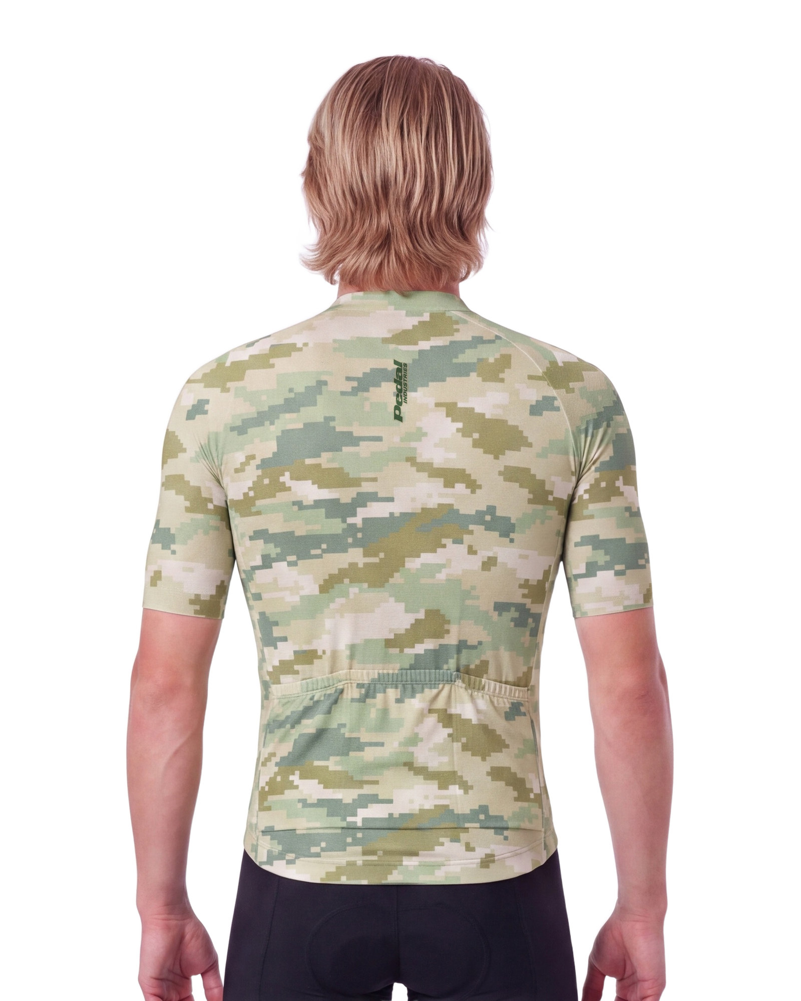 DESERT CAMO MEN'S PRO JERSEY ISD - back, on model