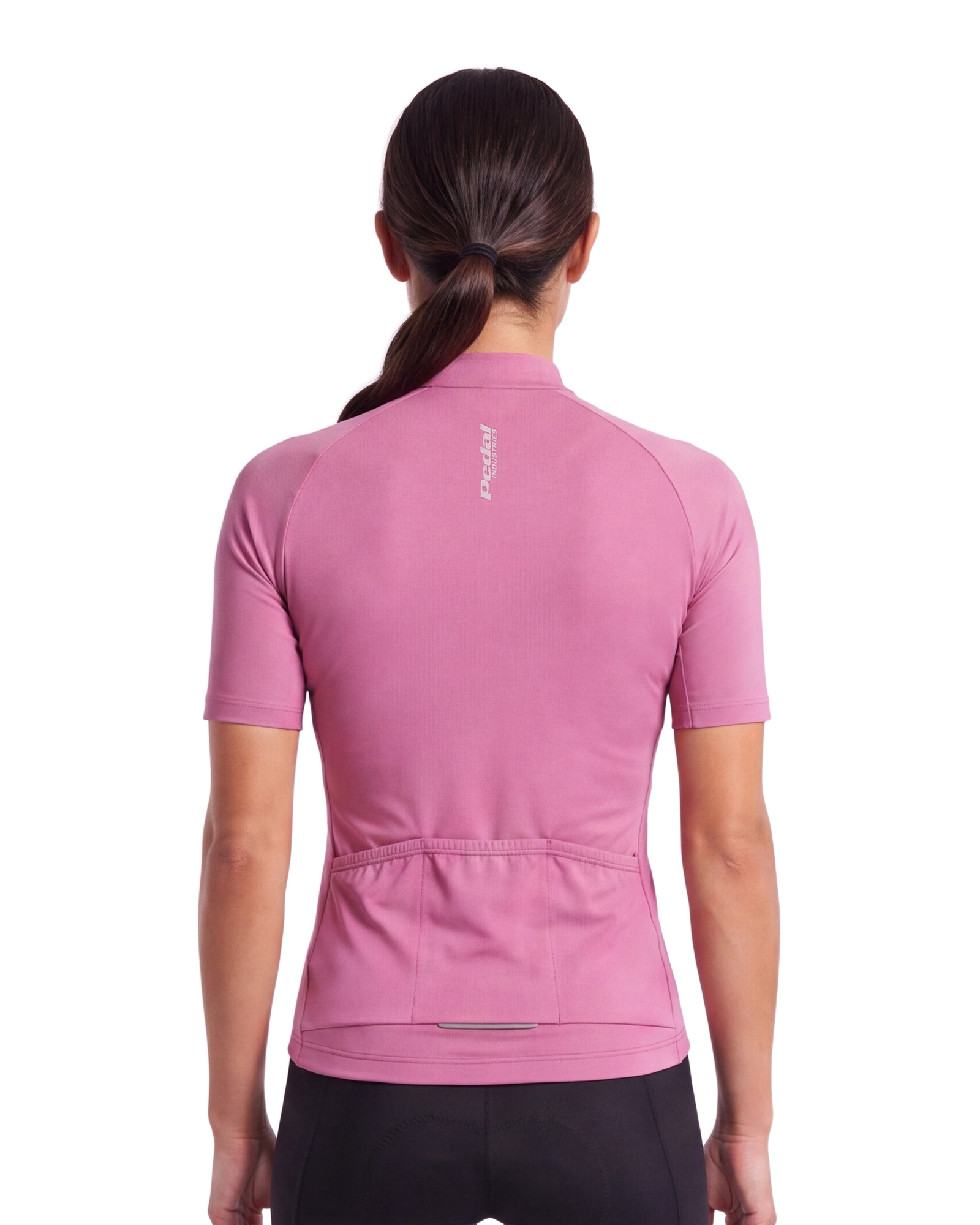 Electric Fuchsia Cypress Spirits WOMEN'S PRO JERSEY ISD - back, on model