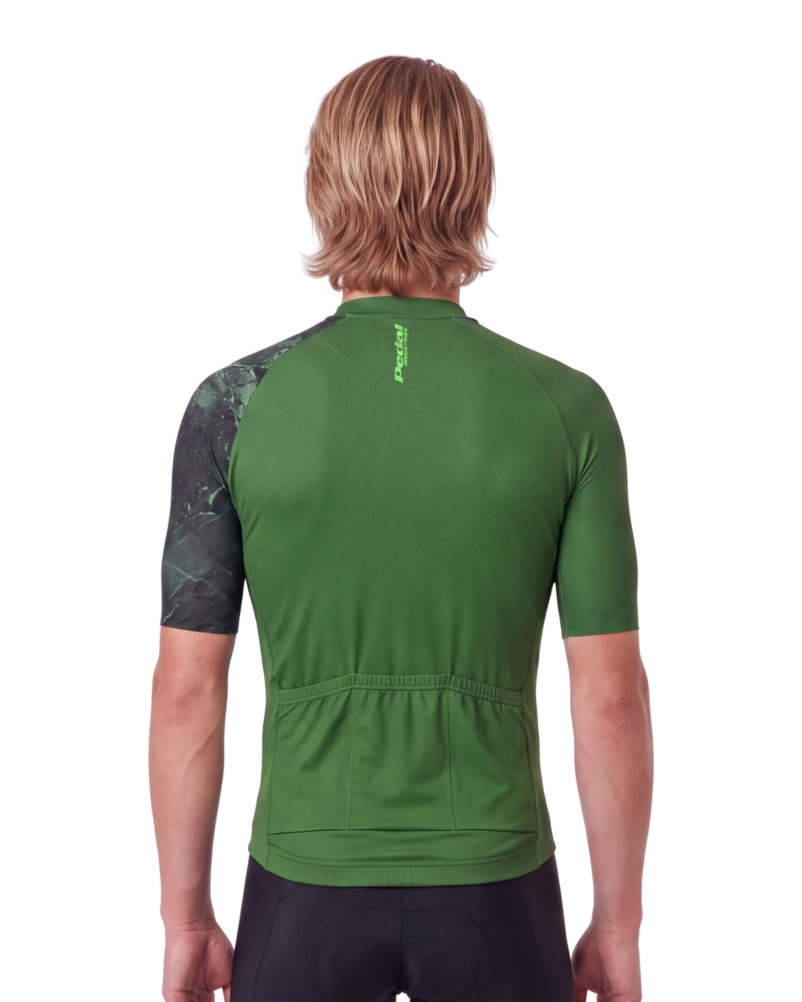 Emerald Marble MEN'S PRO JERSEY ISD - back, on model