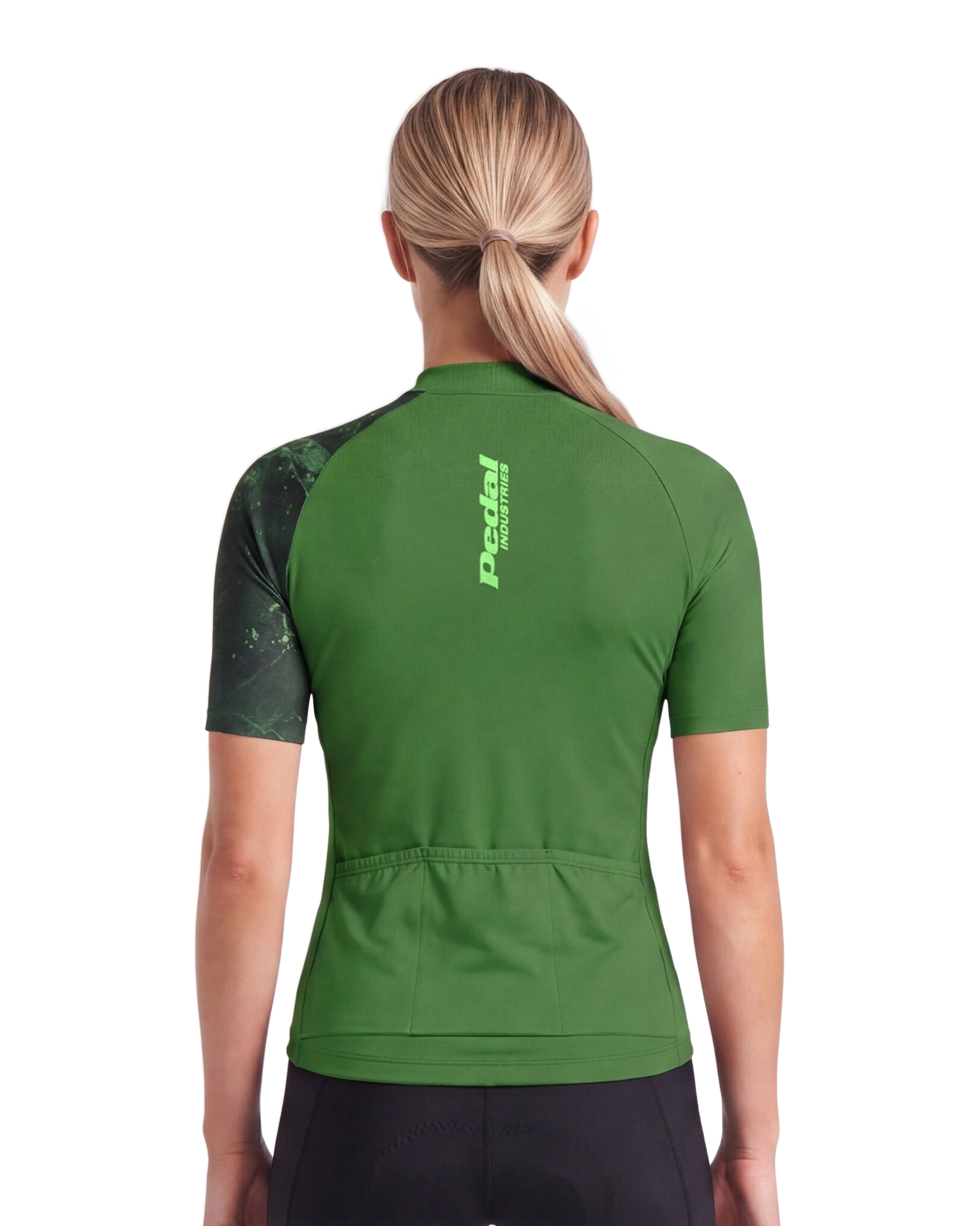 Emerald Marble WOMEN'S PRO JERSEY ISD - back, on model