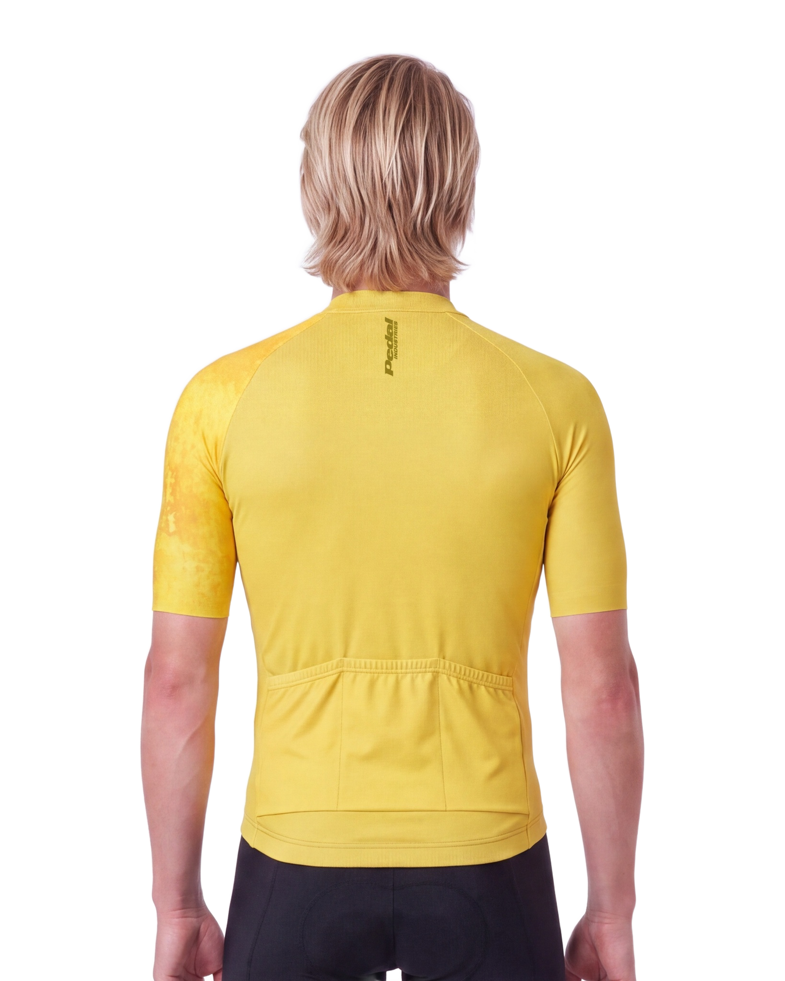 Gold Marble MEN'S PRO JERSEY ISD - back, on model