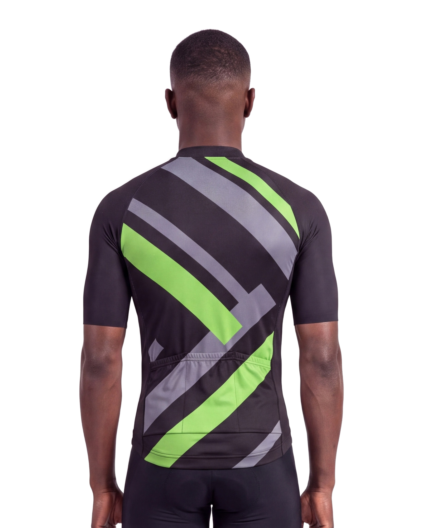 Green Primary Colors MEN'S PRO JERSEY ISD - back, on model