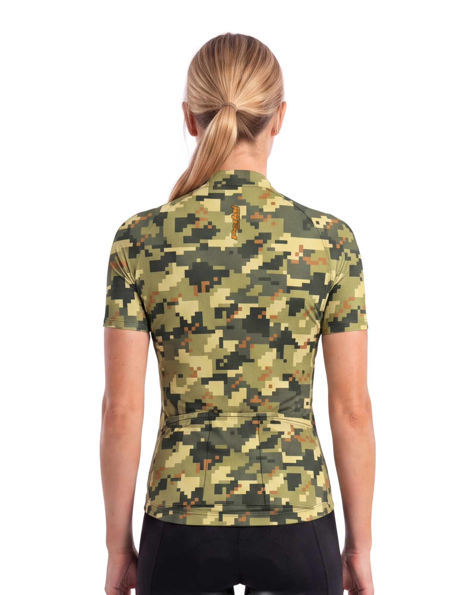 Jungle CAMO WOMEN'S PRO JERSEY ISD - back, on model