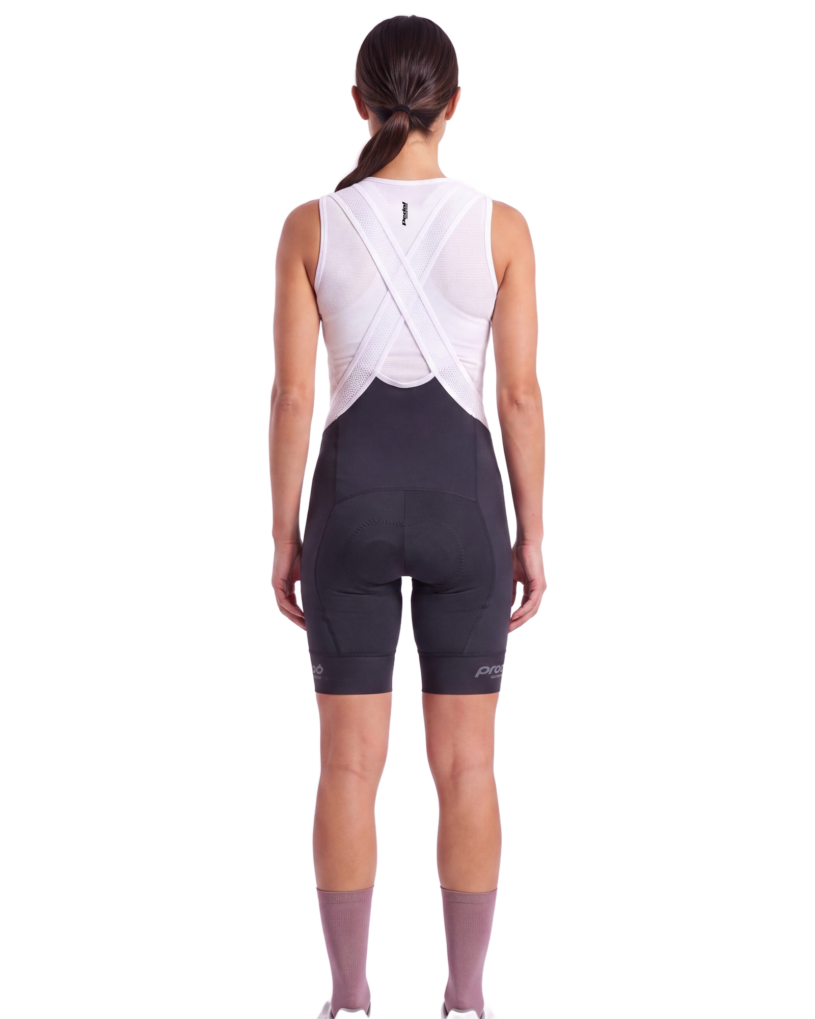 Lavender Chroma WOMEN'S PRO BIB 2.5 ISD - back, on model