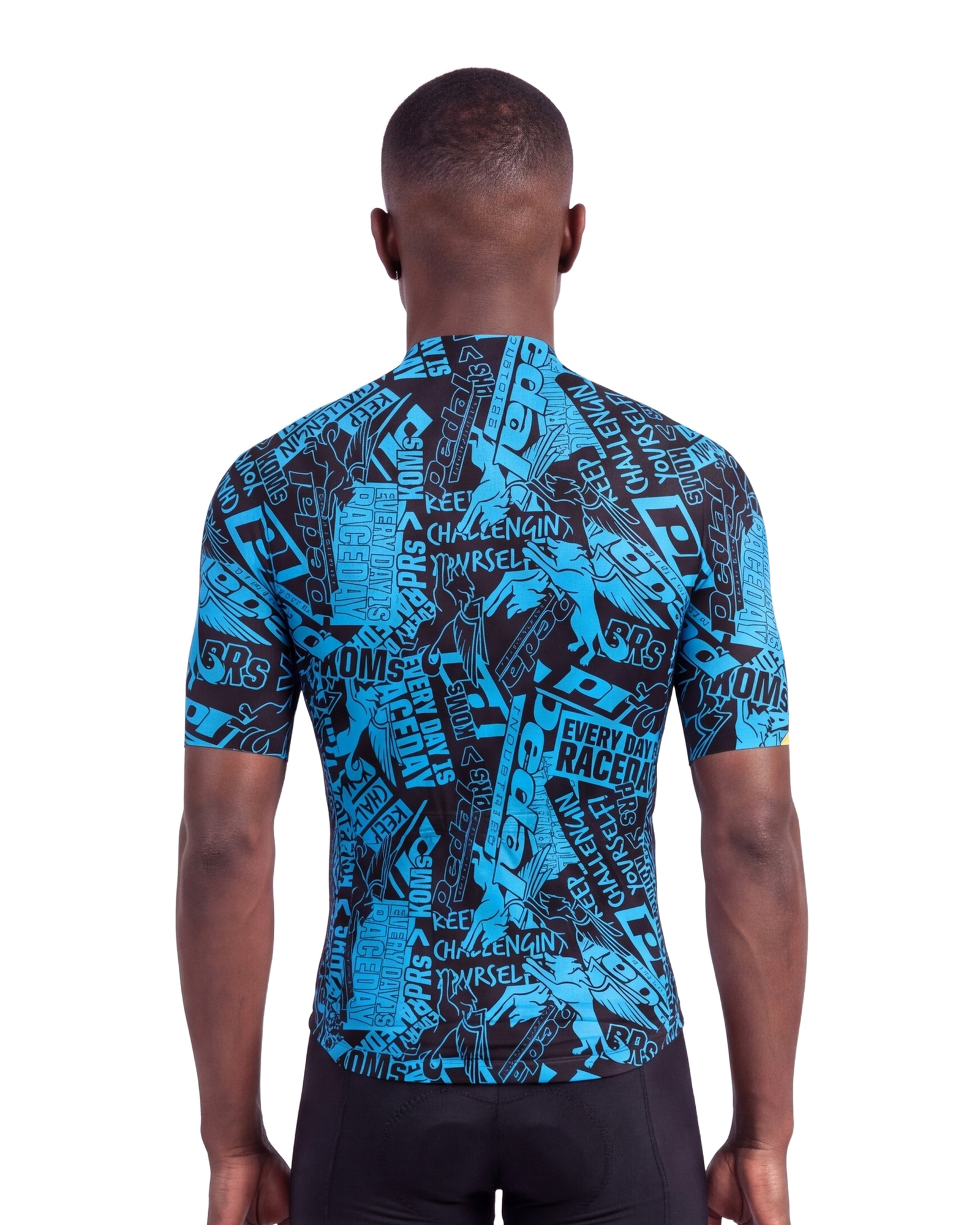 LUMINA Among The Wolves MEN'S PRO JERSEY ISD - back, on model