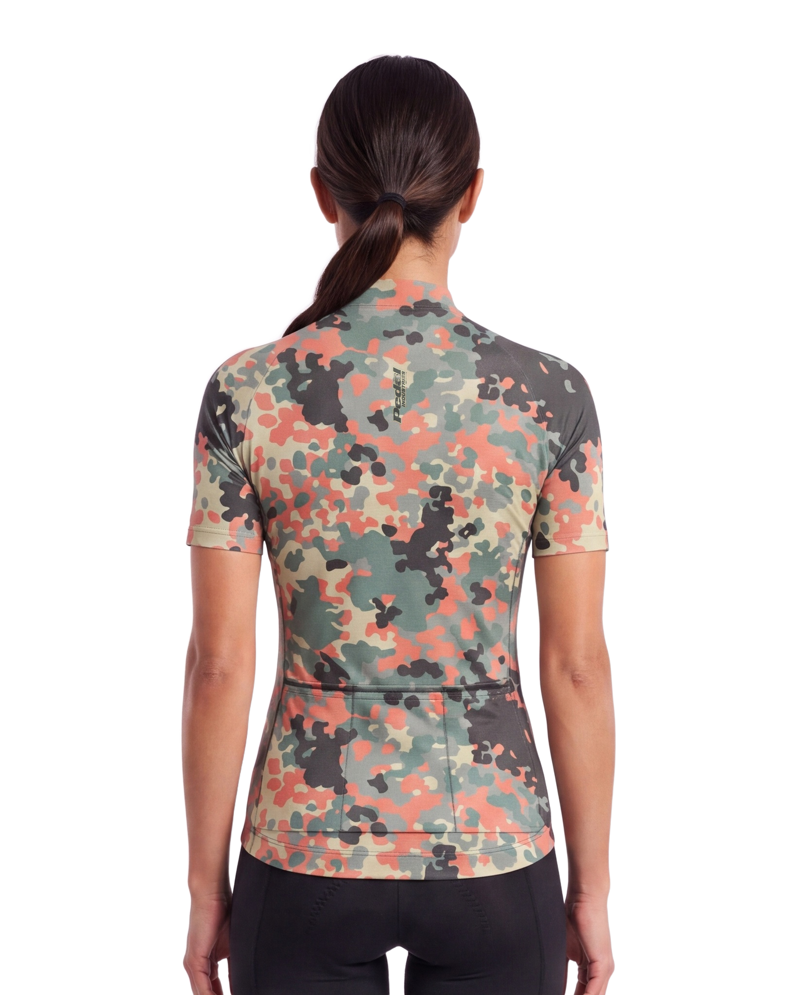Military CAMO WOMEN'S PRO JERSEY ISD - back, on model