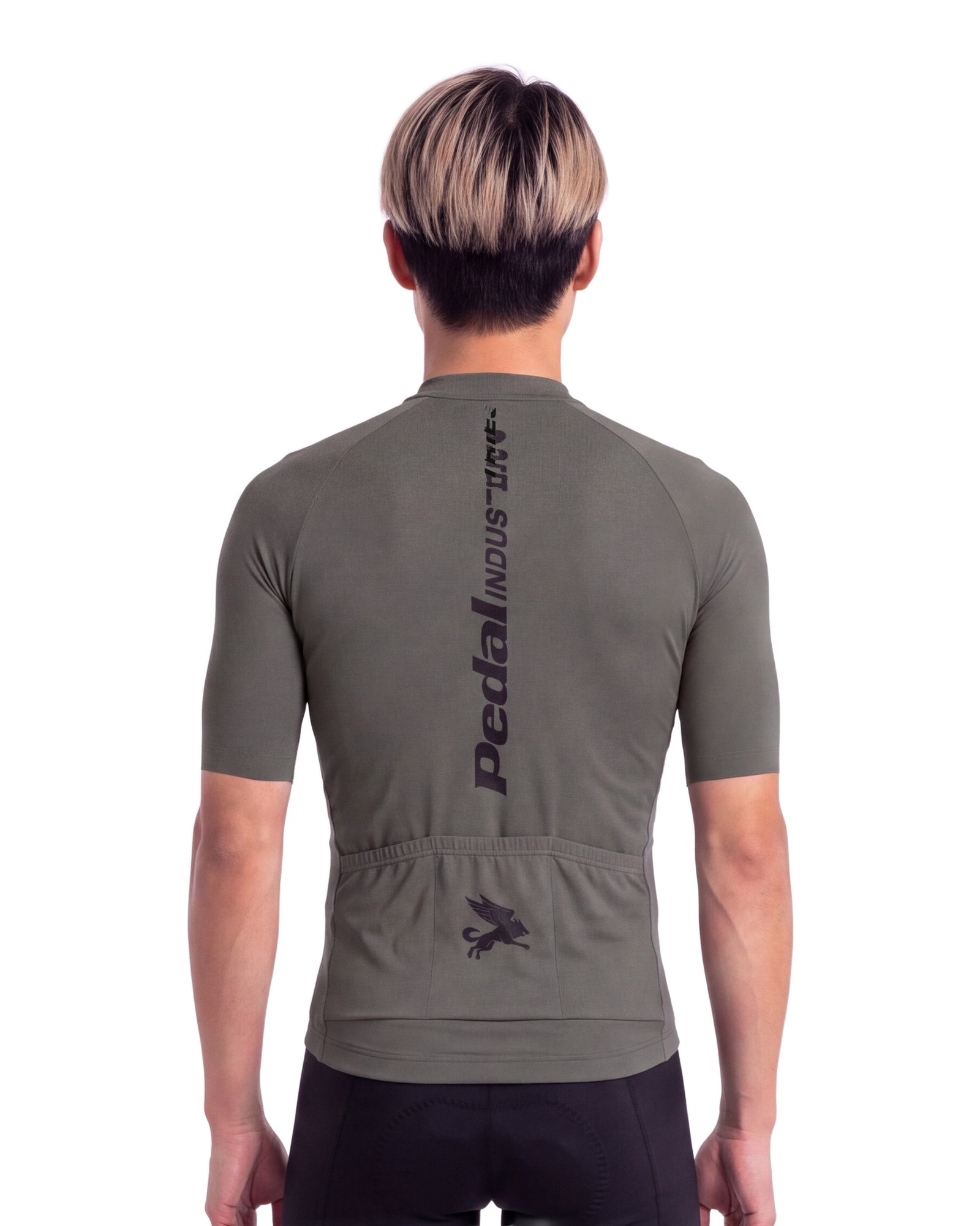 Murdered Out PEDAL Insiders P/I RaceDay 2026 MEN'S PRO JERSEY ISD - back, on model