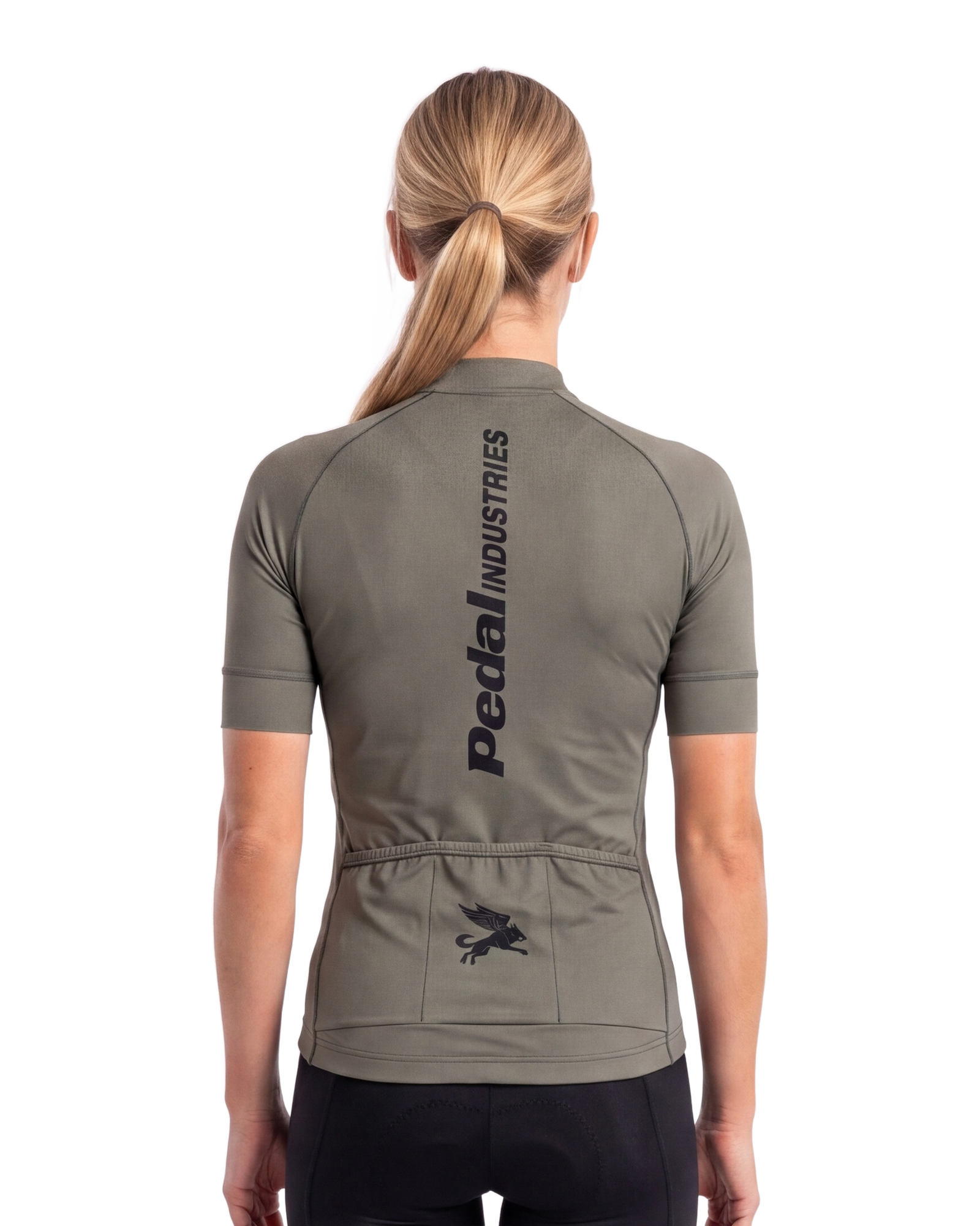 Murdered Out PEDAL Insiders P/I Raceday WOMEN'S PRO JERSEY ISD - back, on model