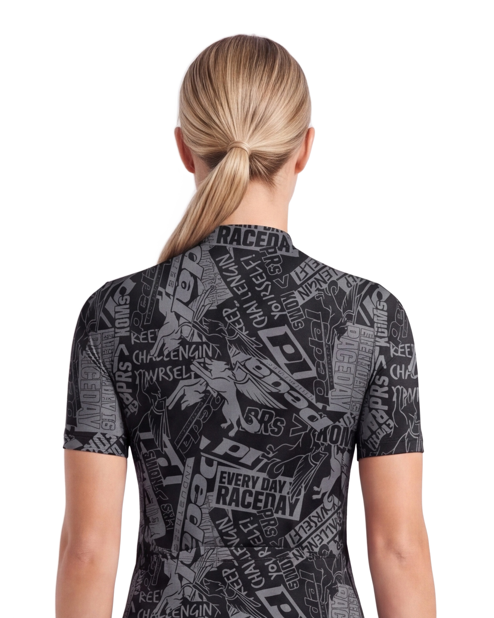 Night Among the Wolves WOMEN'S PRO JERSEY ISD - back, on model