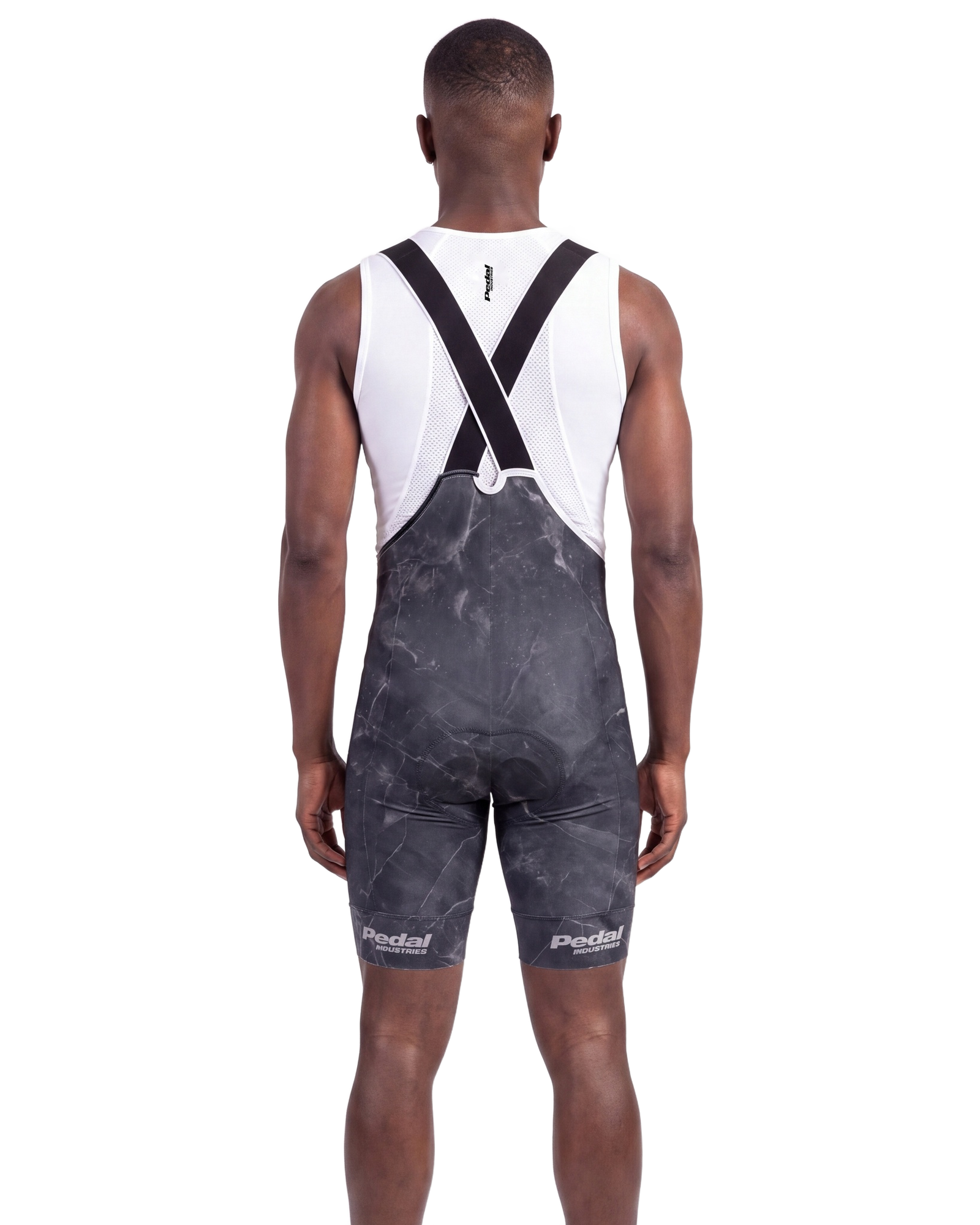 Obsidian Marble MEN'S PRO BIB 2.0 ISD - back, on model