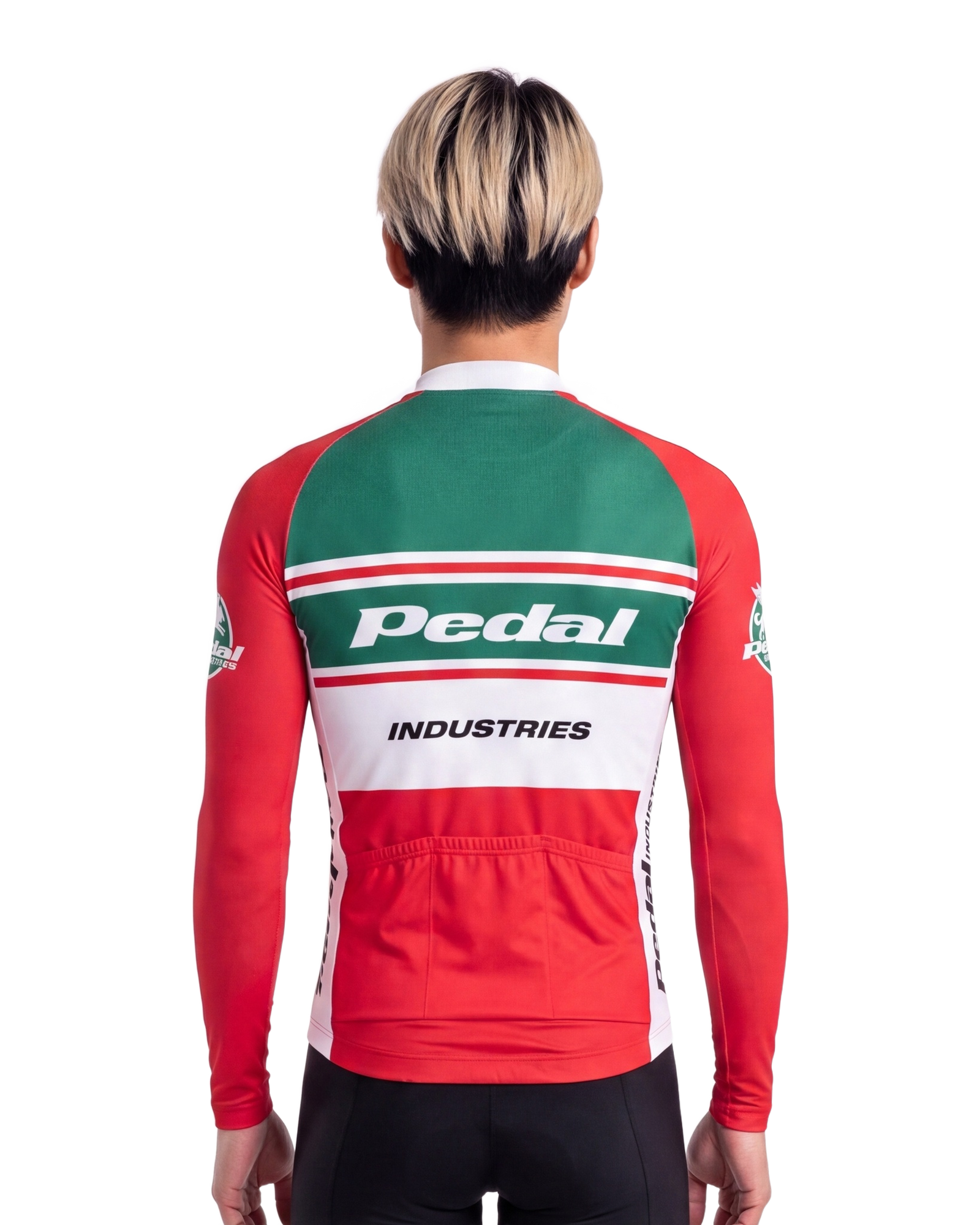 Pedal Eleven 2026 MEN'S Long Sleeve PRO JERSEY ISD - back, on model