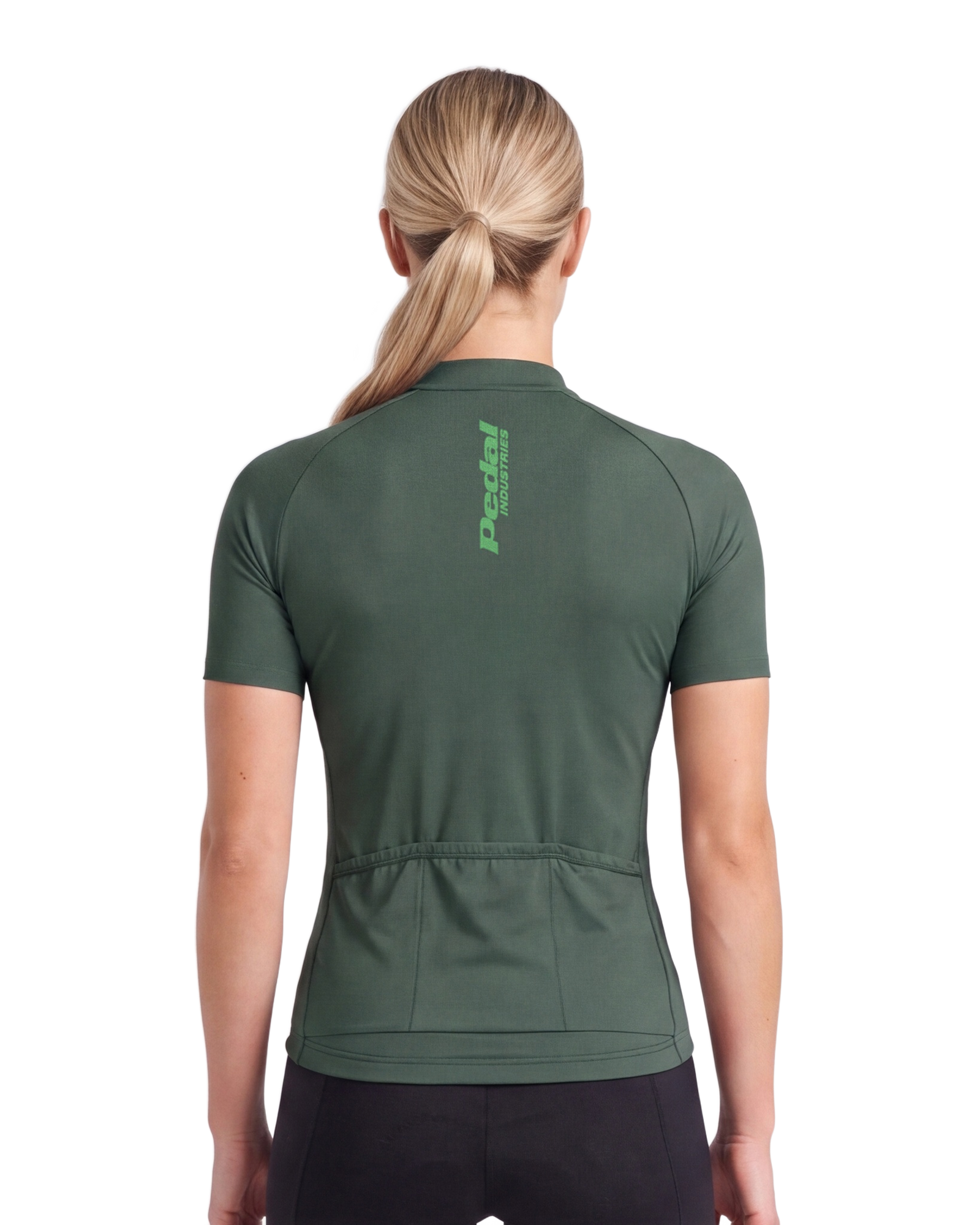 Primal Green Cypress Spirits WOMEN'S PRO JERSEY ISD - back, on model