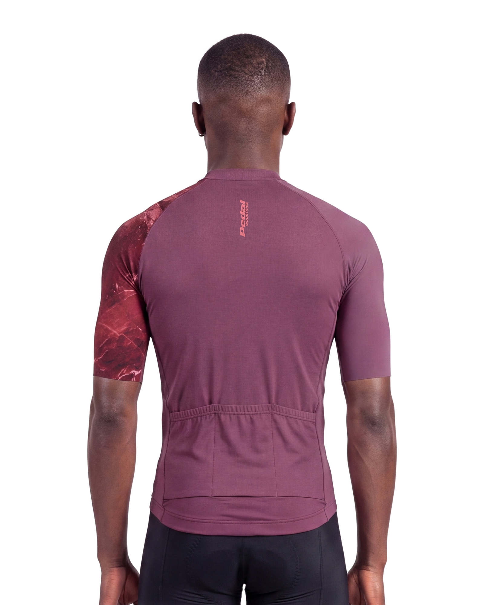Ruby Marble MEN'S PRO JERSEY ISD - back, on model
