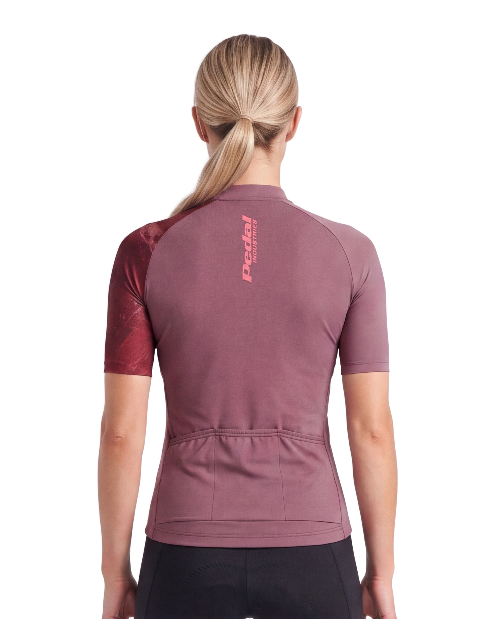 Ruby Marble WOMEN'S PRO JERSEY ISD - back, on model