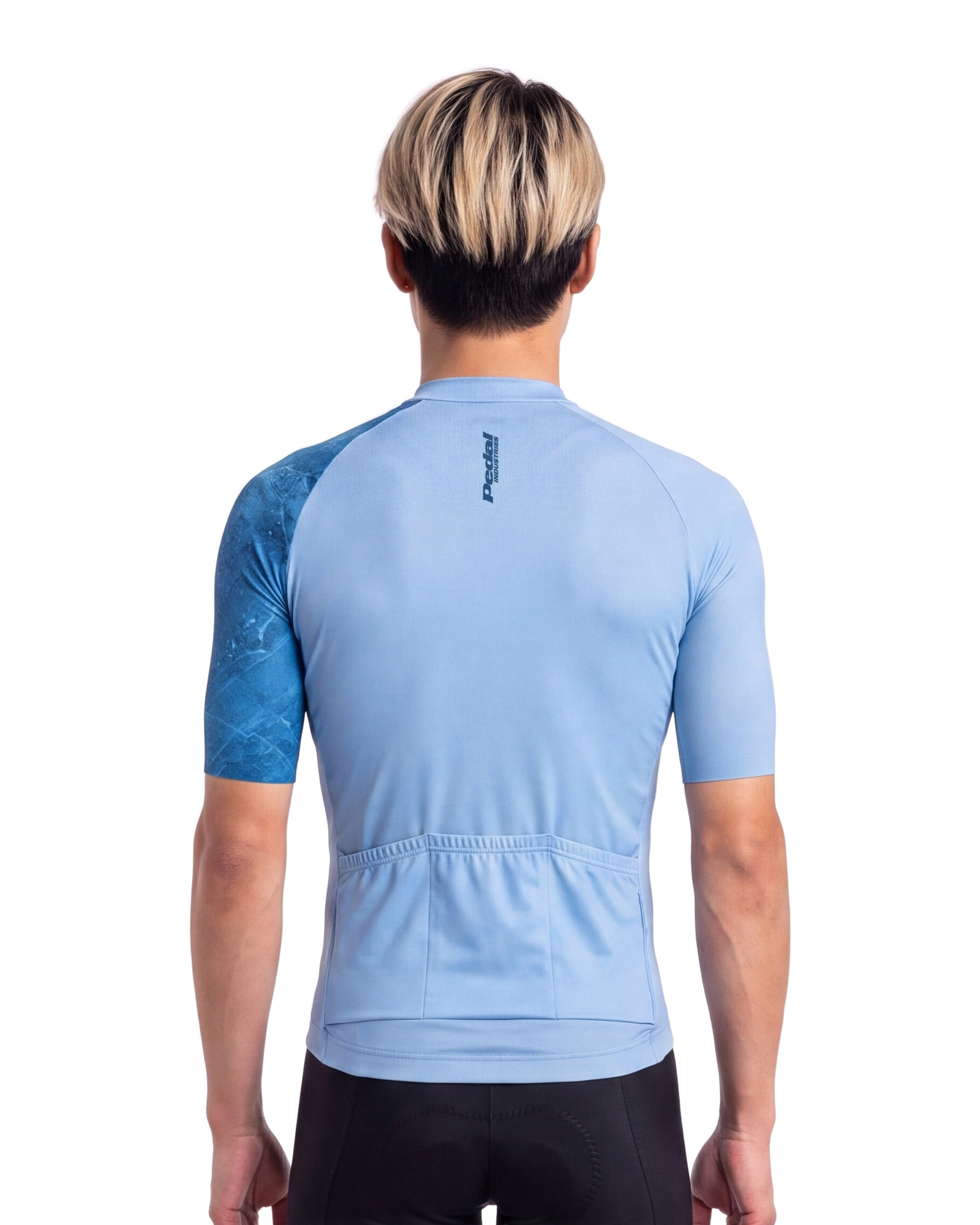 Sapphire Marble MEN'S PRO JERSEY ISD - back, on model