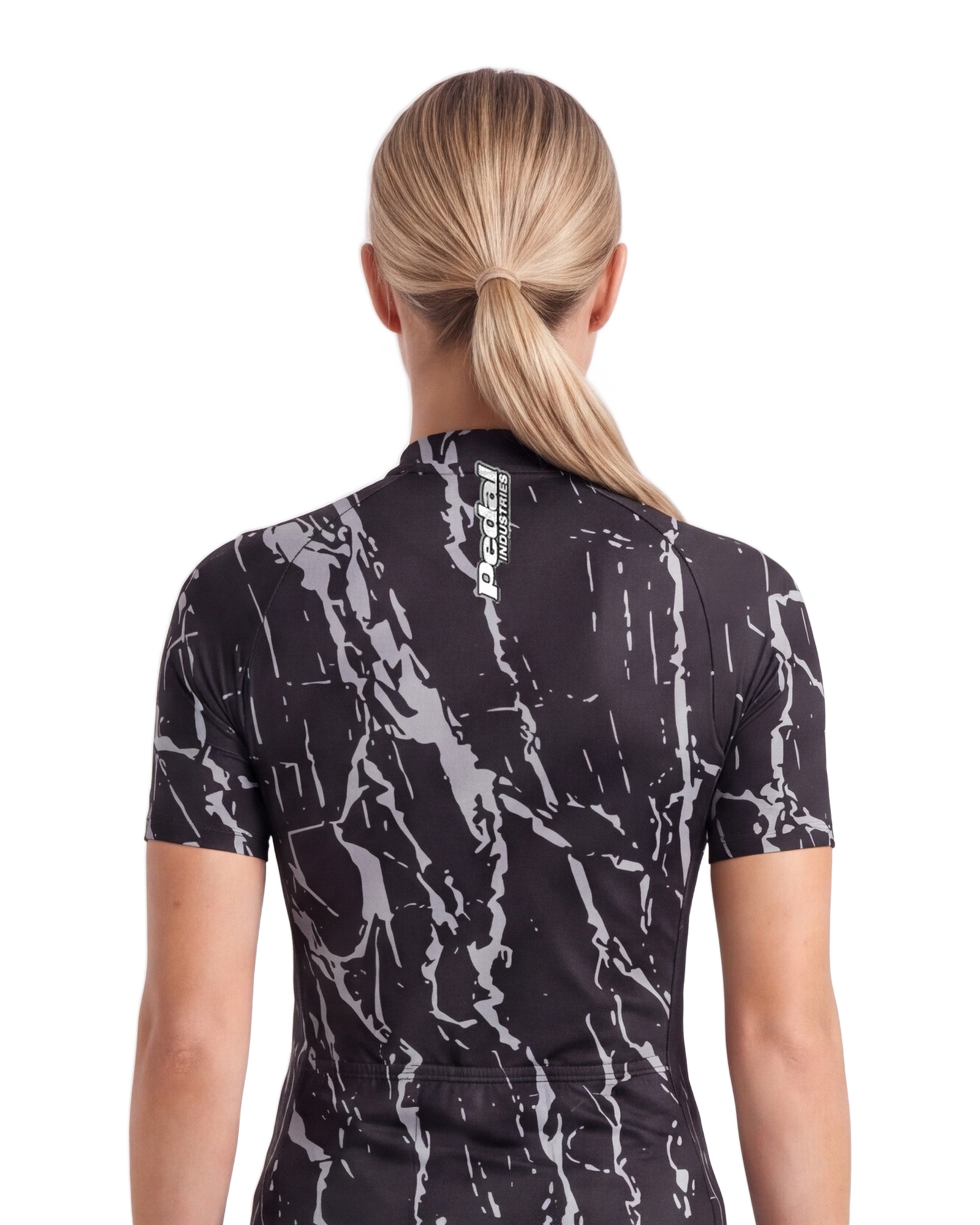 Stealth Splatter WOMEN'S PRO JERSEY ISD - back, on model