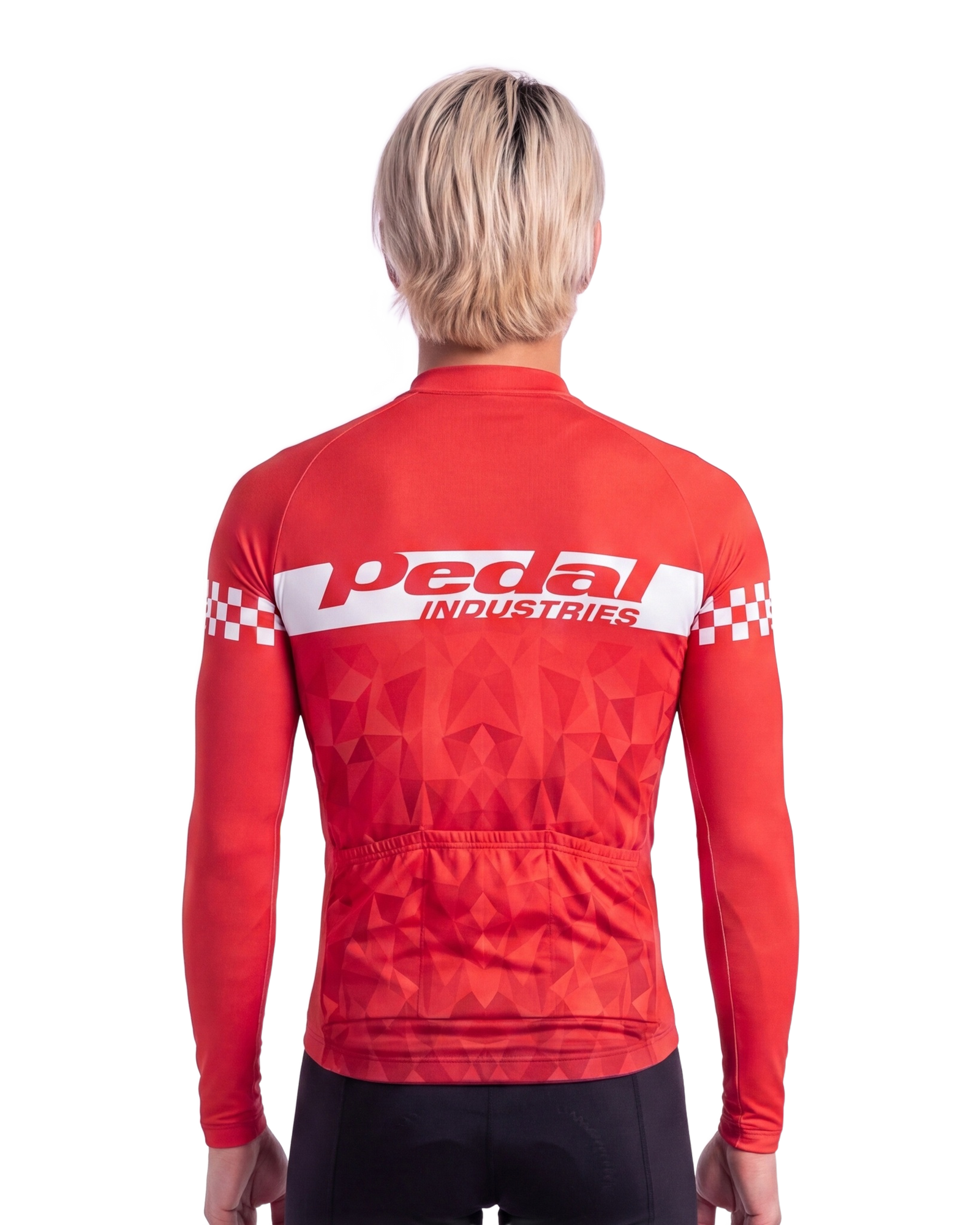The GC 2024 PRO JERSEY 2.0 Long Sleeve ISD - back, on model