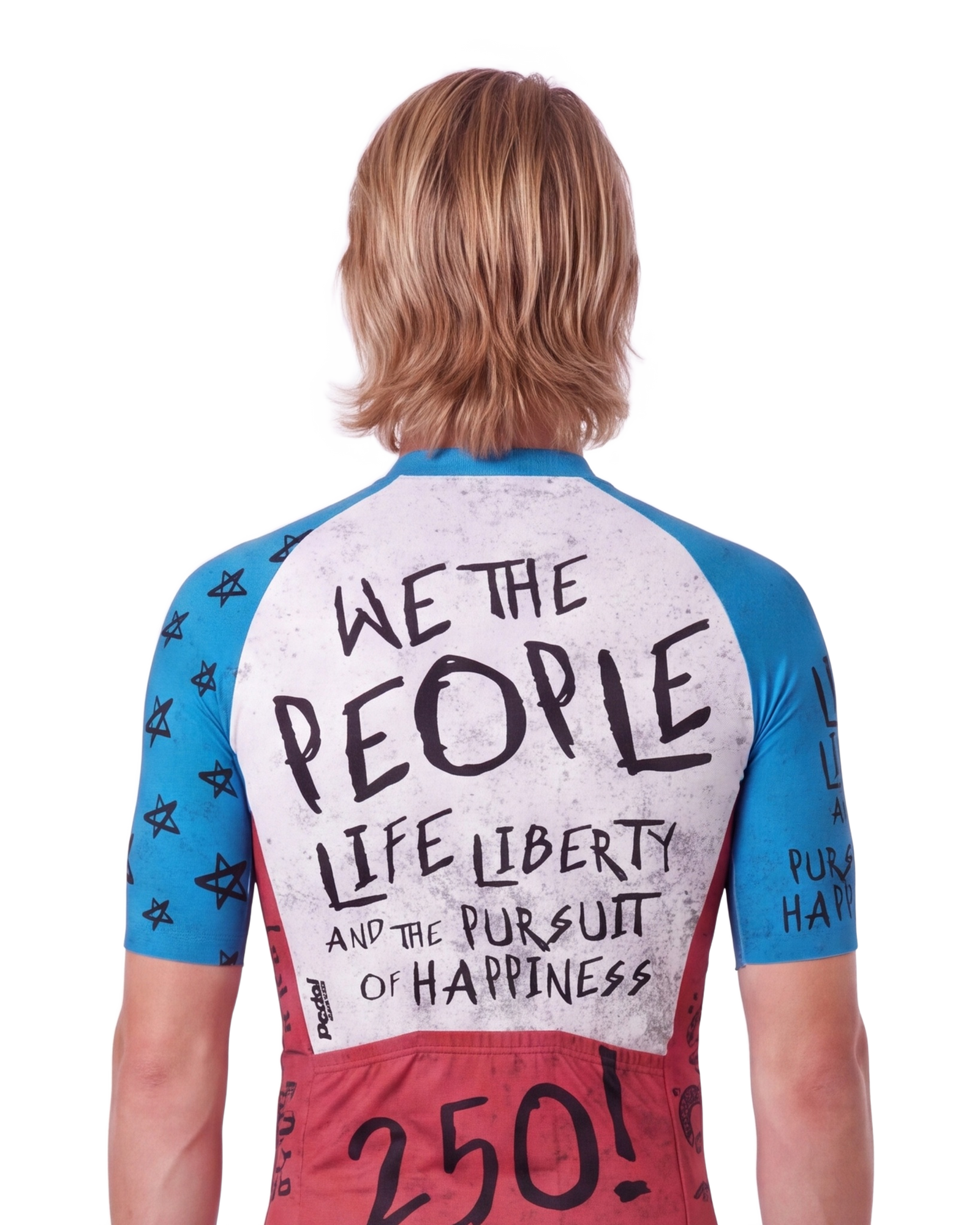 We The People MEN'S PRO JERSEY ISD - back, on model