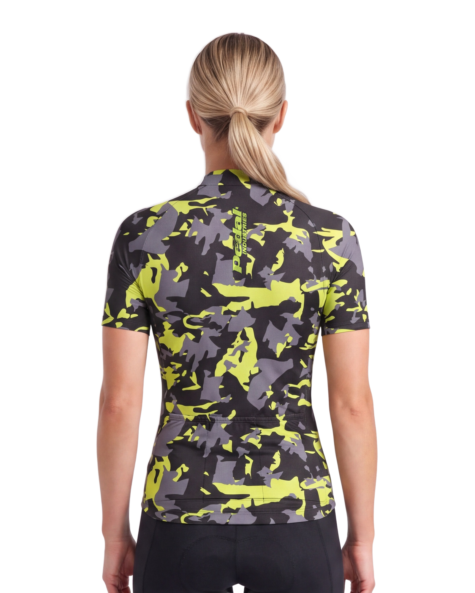 Woodland CAMO WOMEN'S PRO JERSEY ISD - back, on model