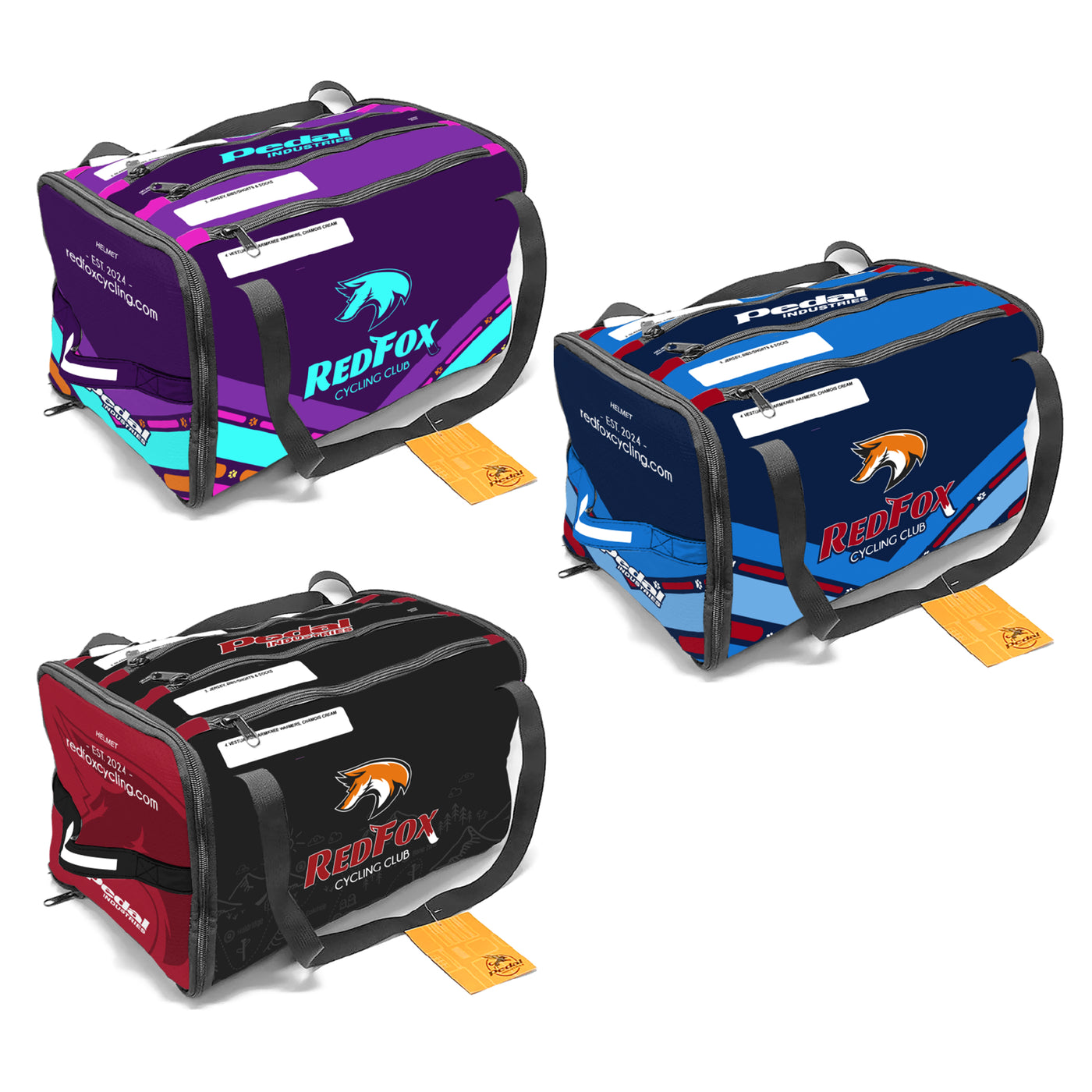 Red Fox Cycling Club 2026 CYCLING RACEDAY BAG™ (3 Color Variants)