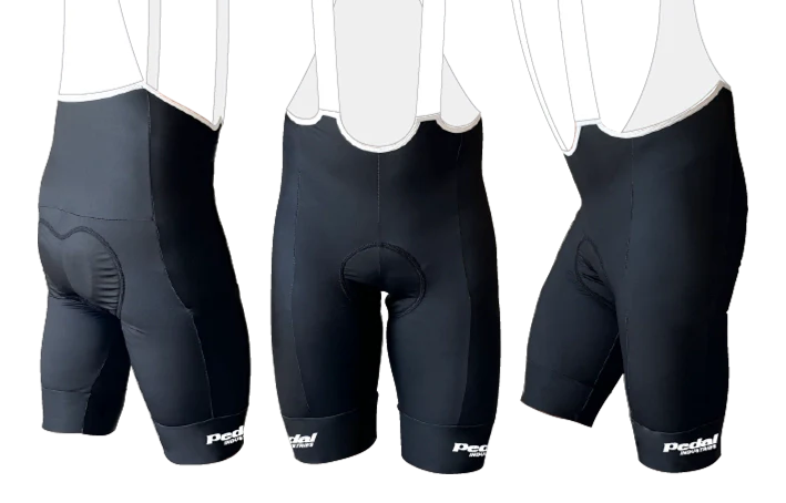 PEDAL Black MEN'S PRO BIB 2.5