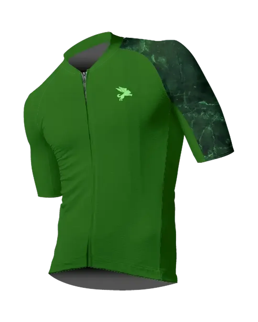 Emerald Marble WOMEN'S PRO JERSEY 2.0 ISD - flat product view, front pdp-last