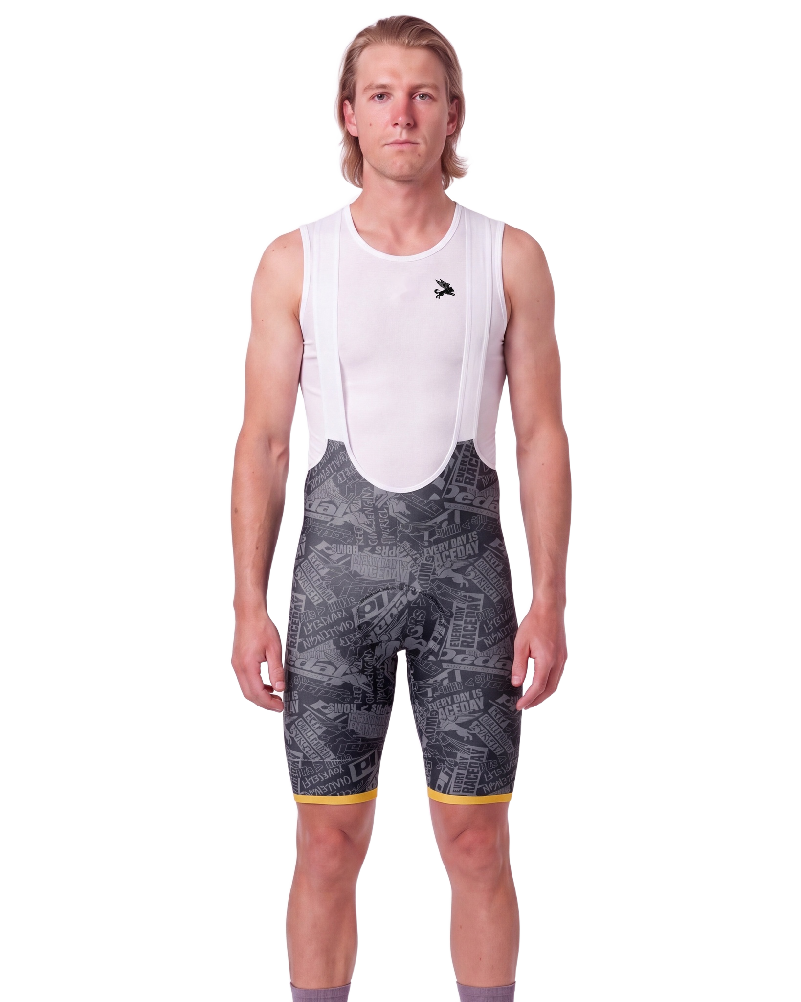 Among The Wolves 2023 MEN'S PRO LEVEL BIB ISD - front, on model
