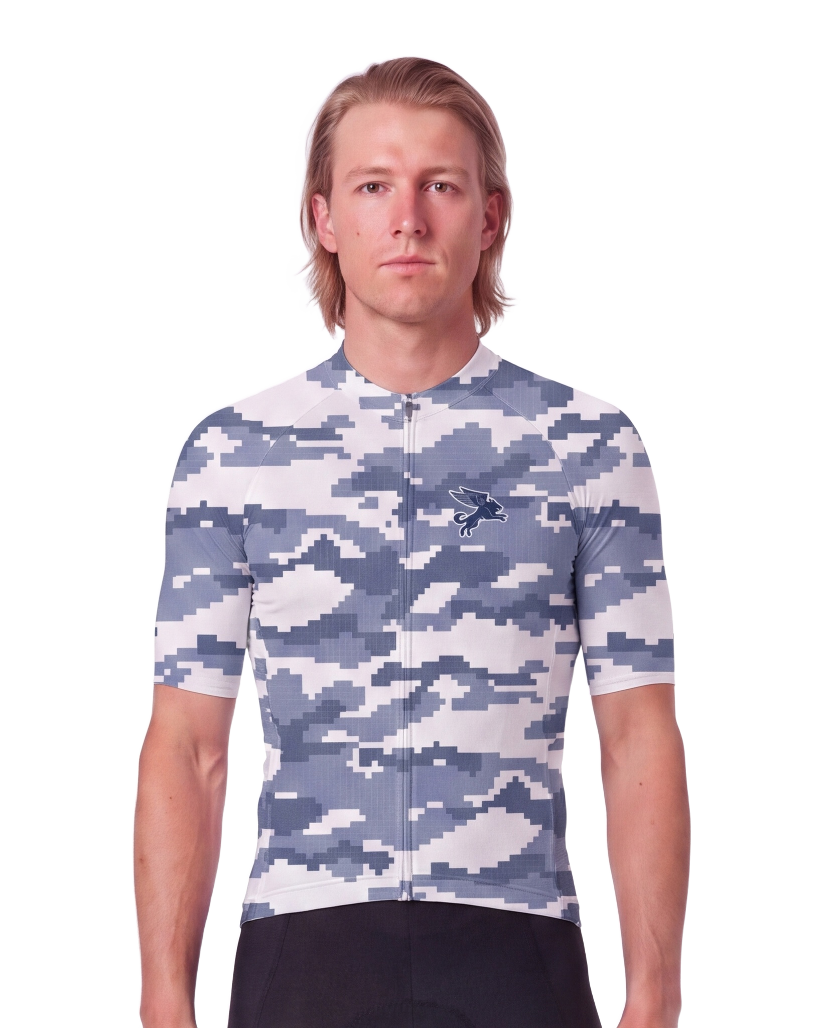 ARCTIC CAMO MEN'S PRO JERSEY ISD - front, on model