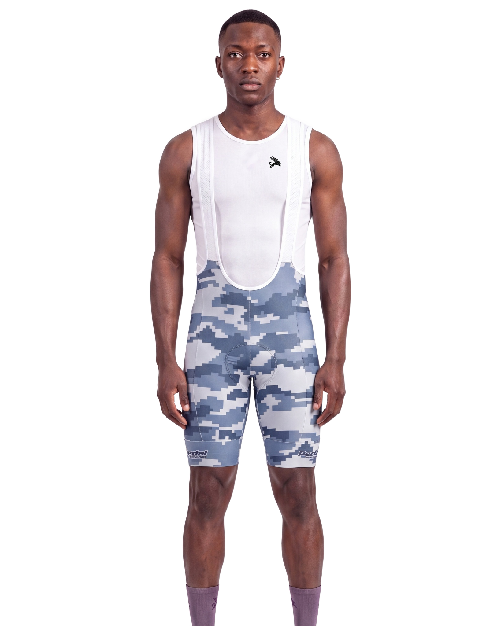 Arctic CAMO MEN'S PRO LEVEL BIB ISD - front, on model