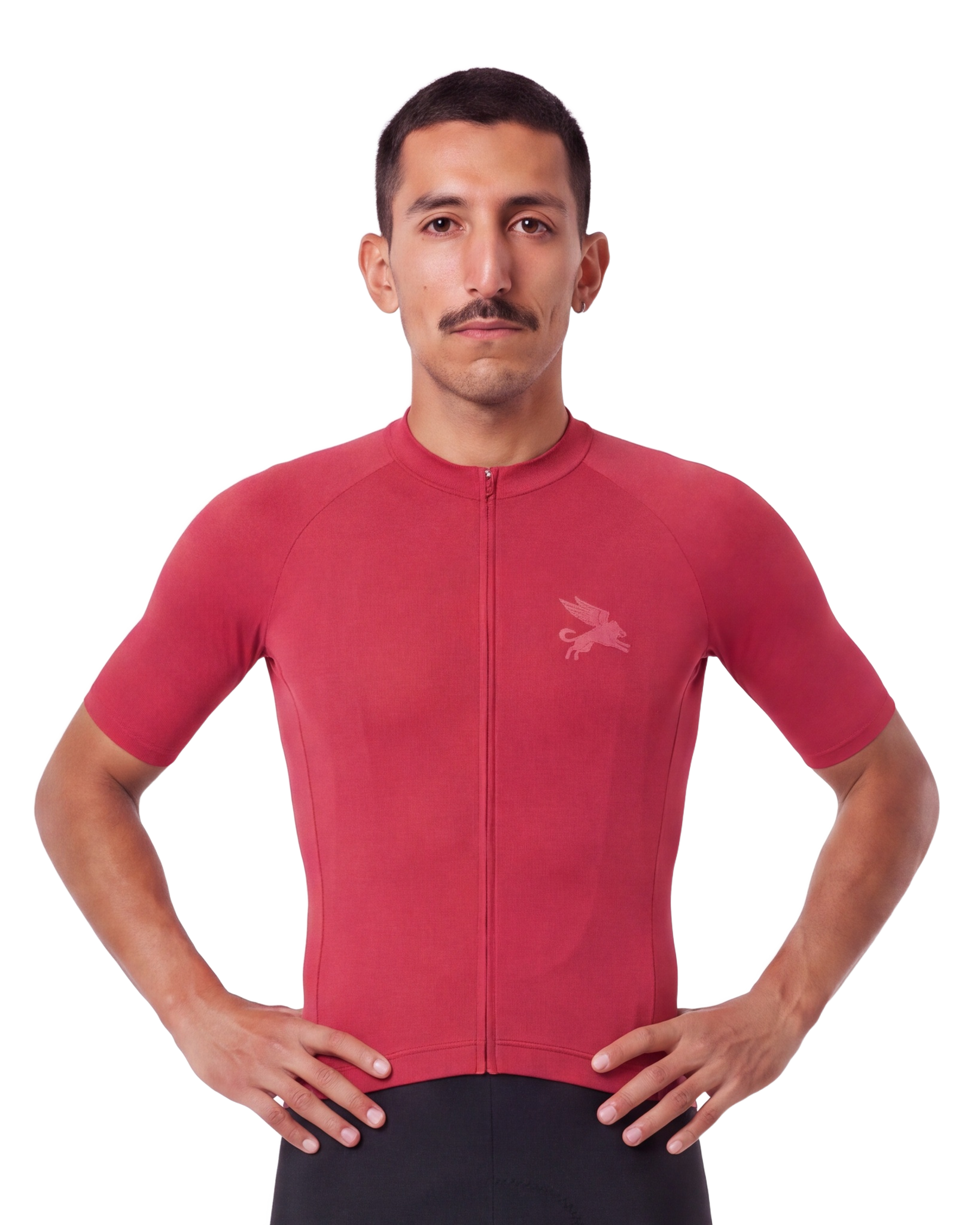 Crimson Red Cypress Spirits MEN'S PRO JERSEY ISD - front, on model