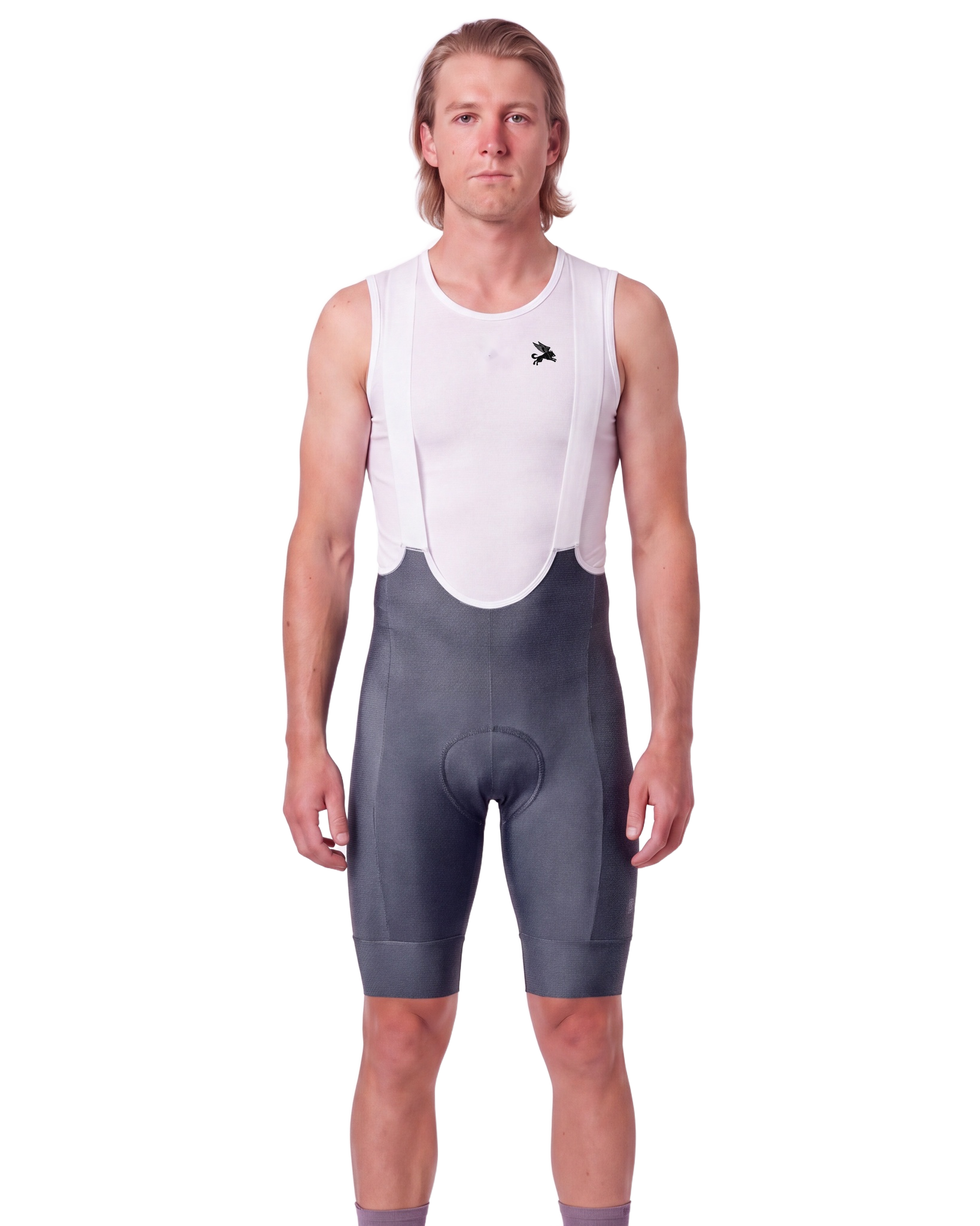 Dusty Shin 2025 MEN'S PRO Level Bib ISD - front, on model