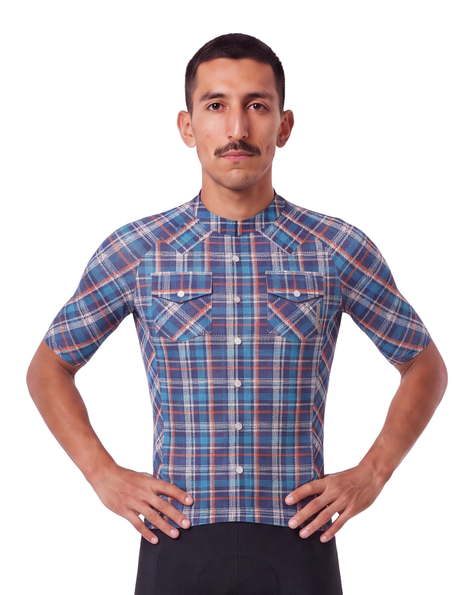 Dusty Shins MENS PRO JERSEY ISD - front, on model
