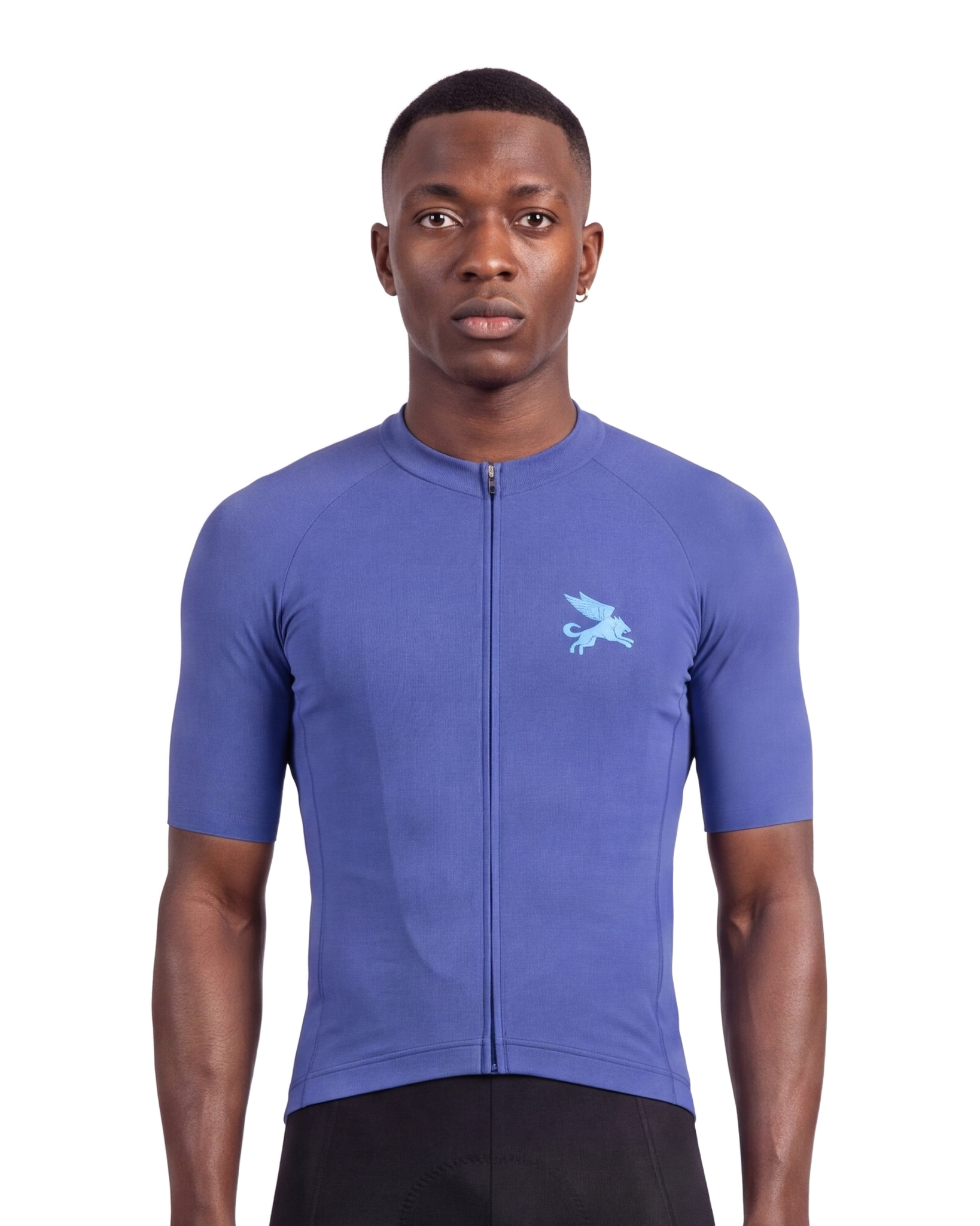 Electric Indigo Cypress Spirits MEN'S PRO JERSEY ISD - front, on model