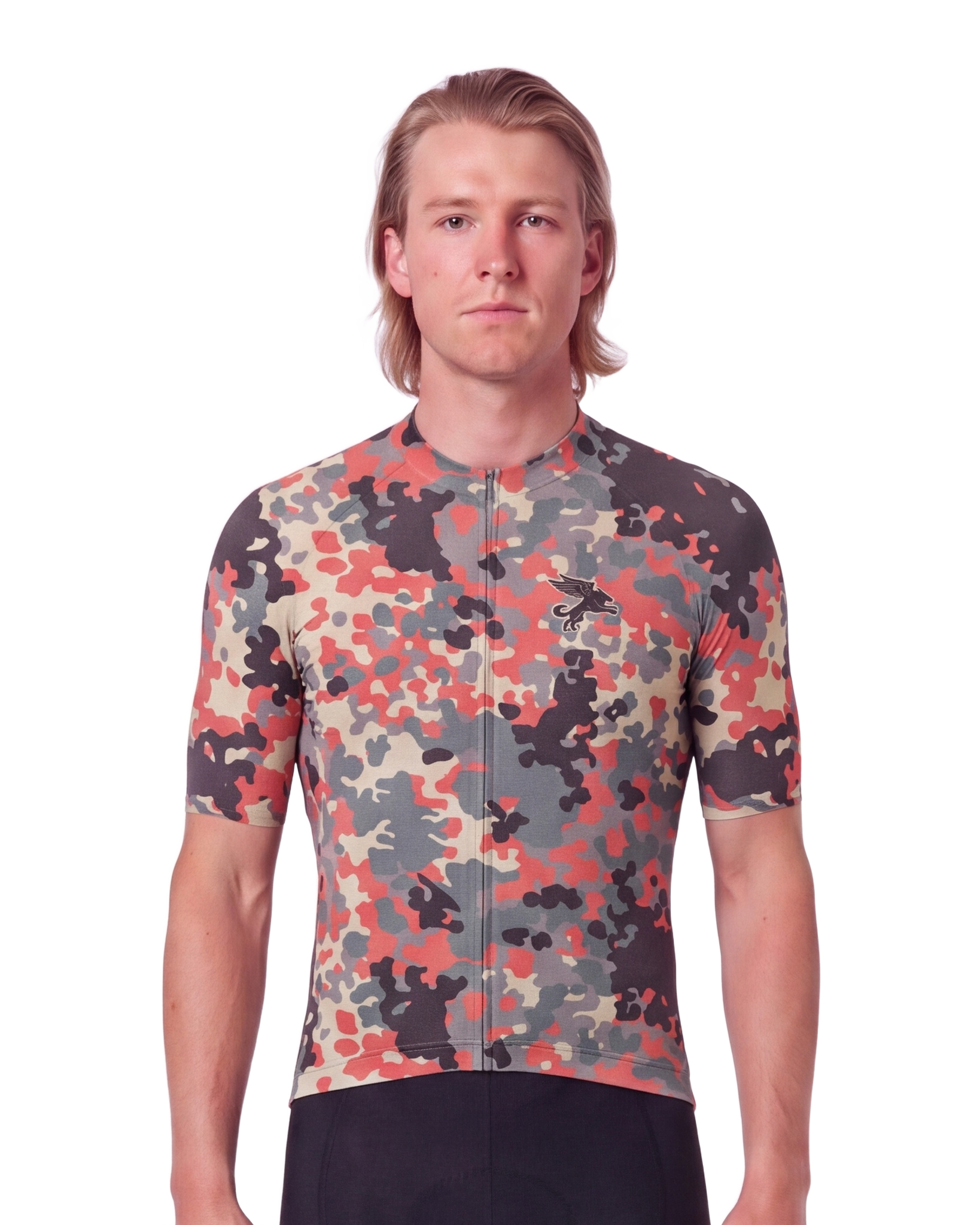 MILITARY CAMO MEN'S PRO JERSEY ISD - front, on model