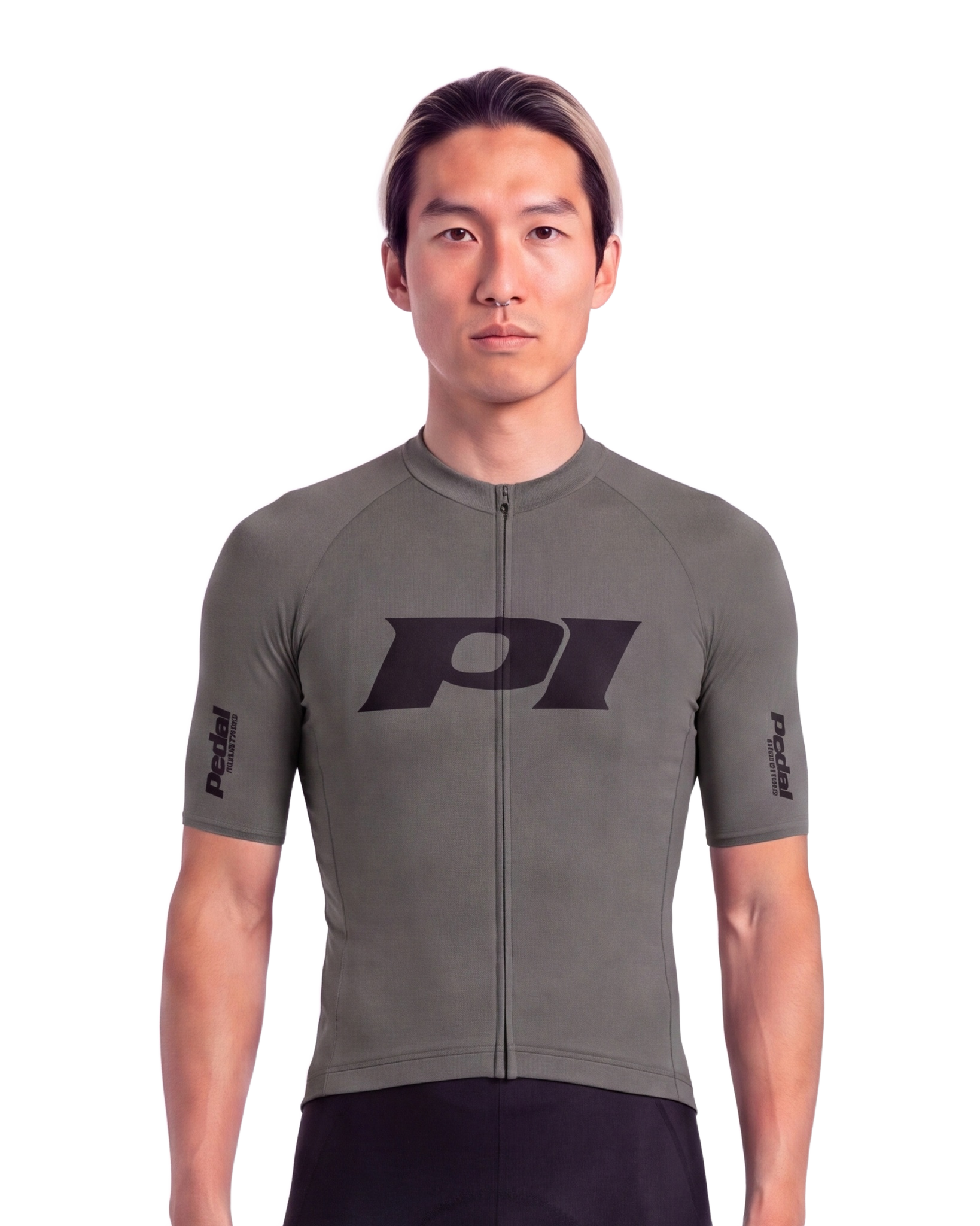 Murdered Out PEDAL Insiders P/I RaceDay 2026 MEN'S PRO JERSEY ISD - front, on model