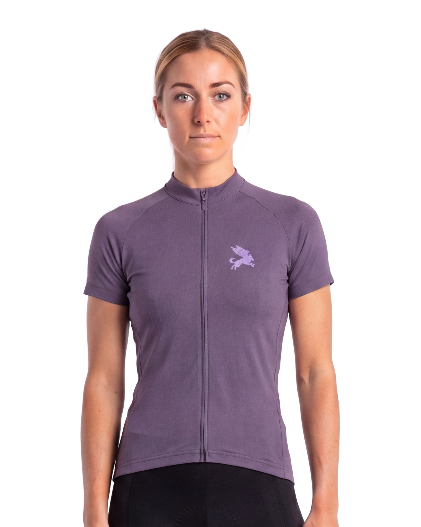 Mystic Purple Cypress Spirits WOMEN'S PRO JERSEY ISD - front, on model