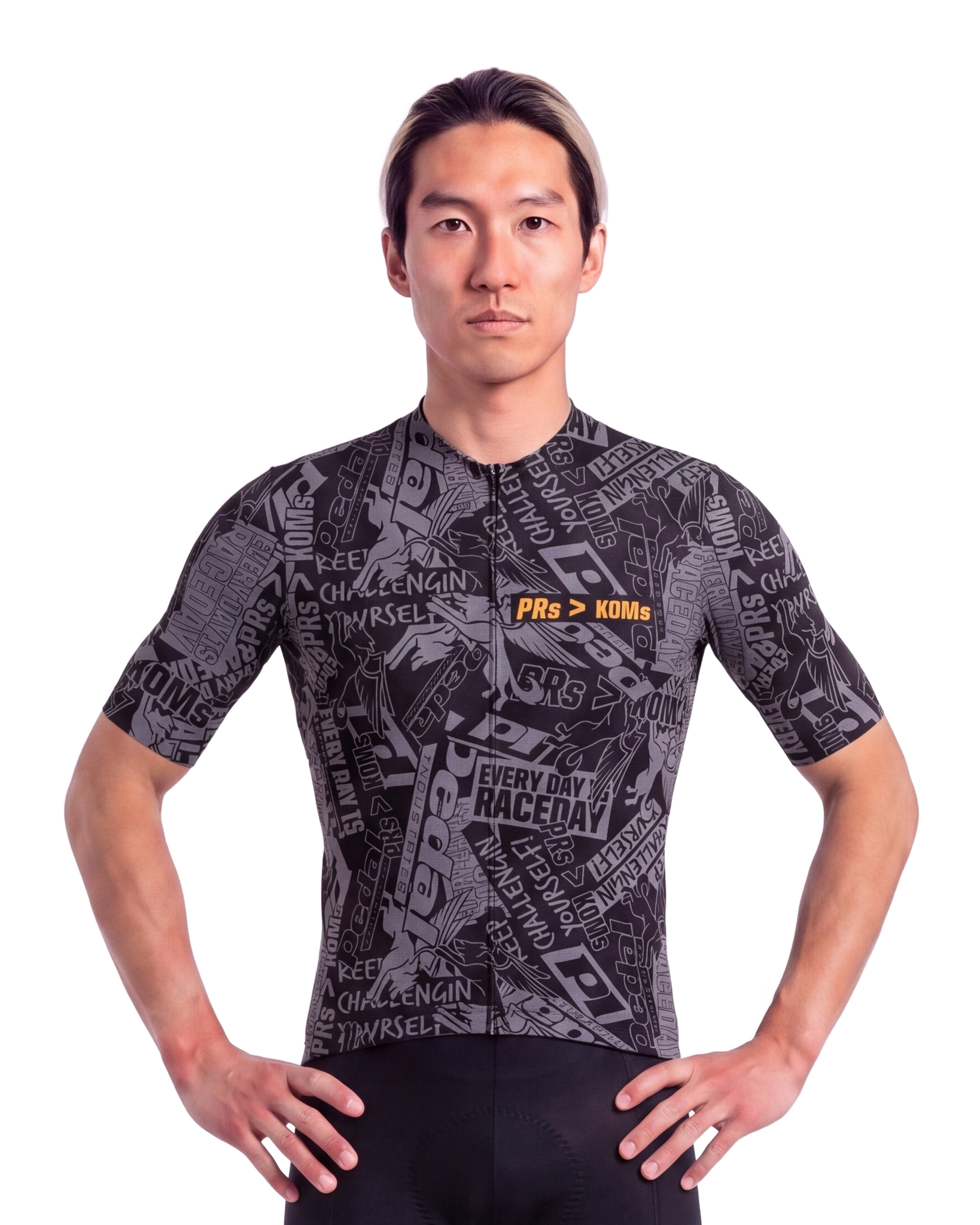 NIGHT Among The Wolves MEN'S PRO JERSEY ISD - front, on model