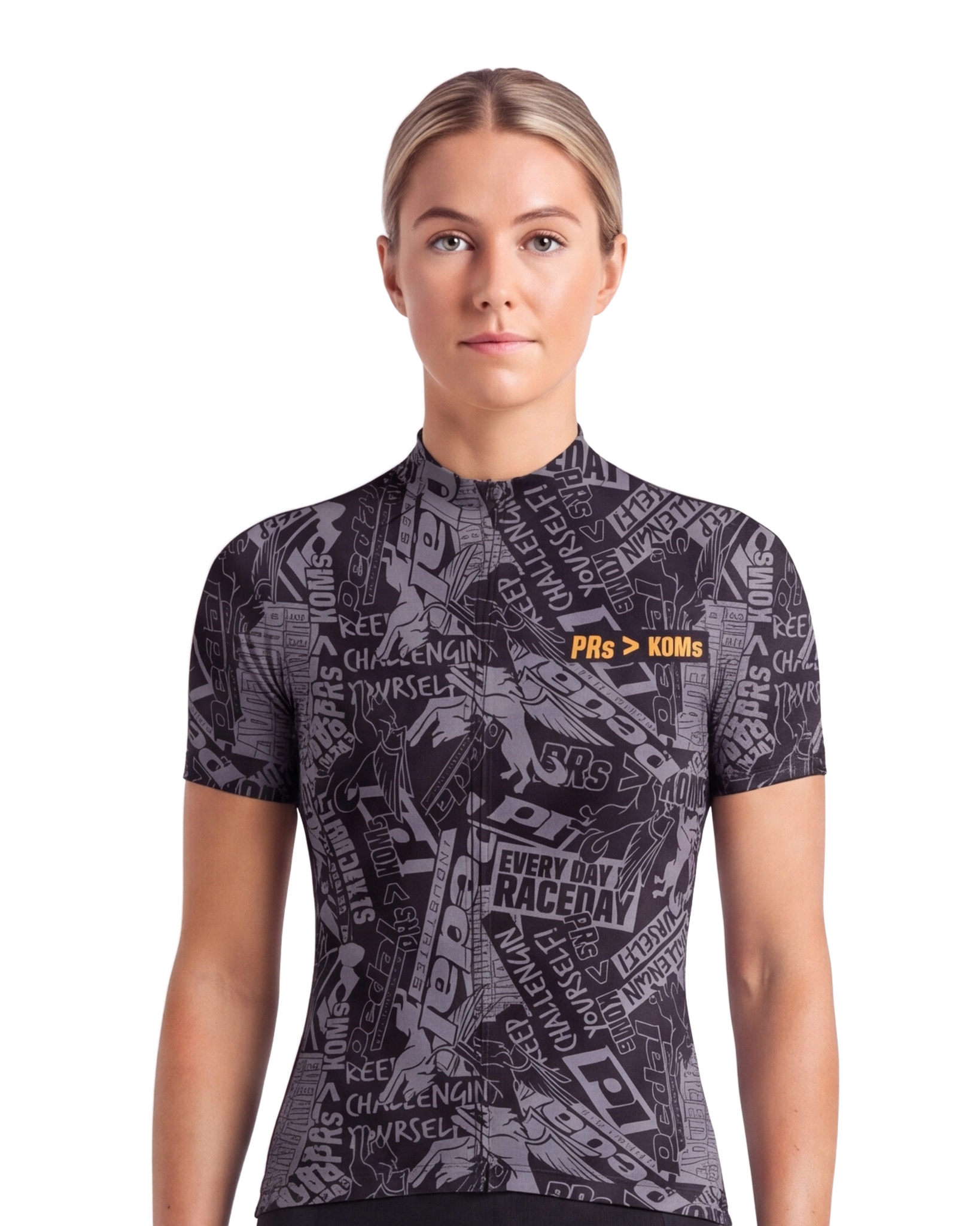 Night Among the Wolves WOMEN'S PRO JERSEY ISD - front, on model