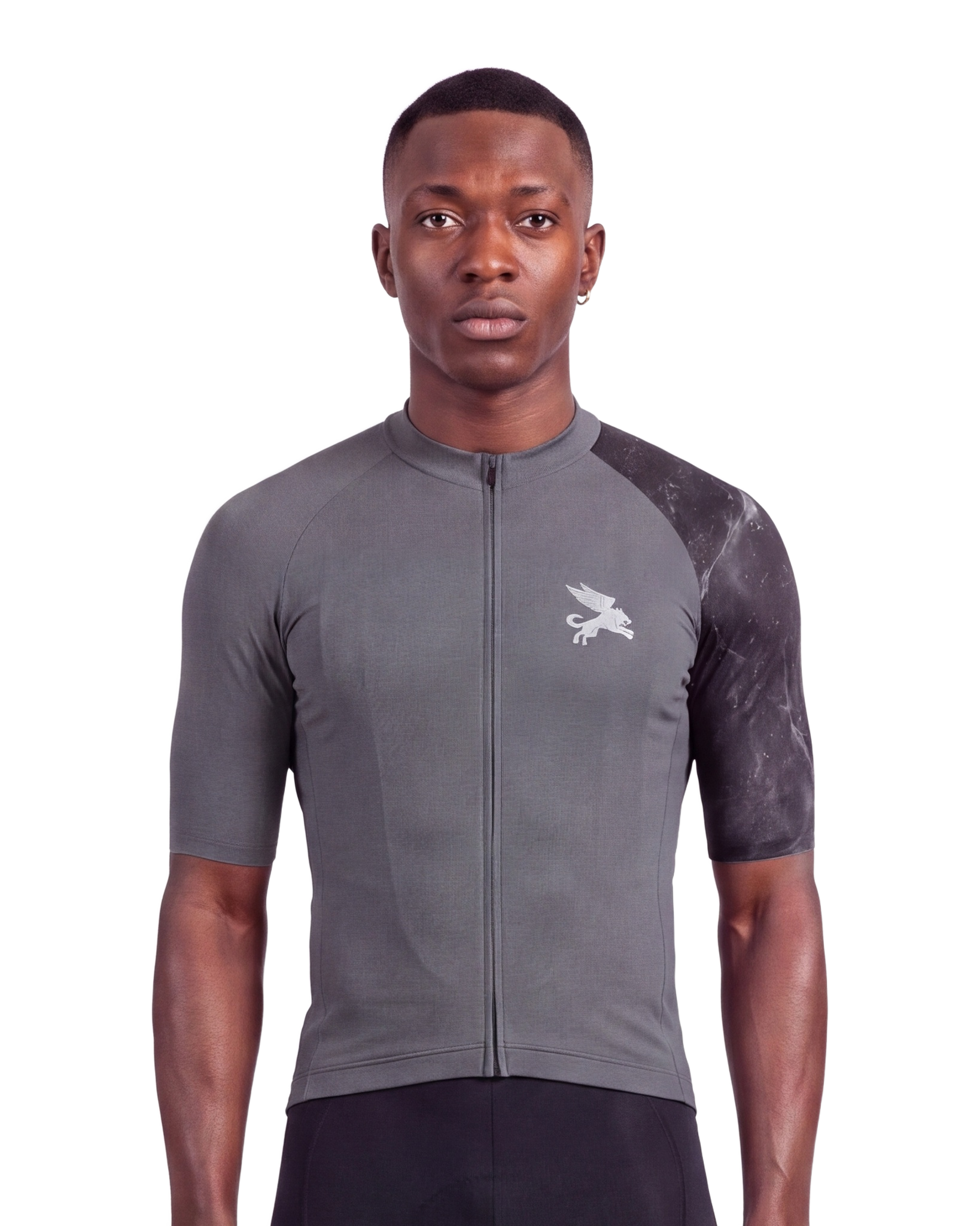 Obsidian Marble MEN'S PRO JERSEY ISD - front, on model