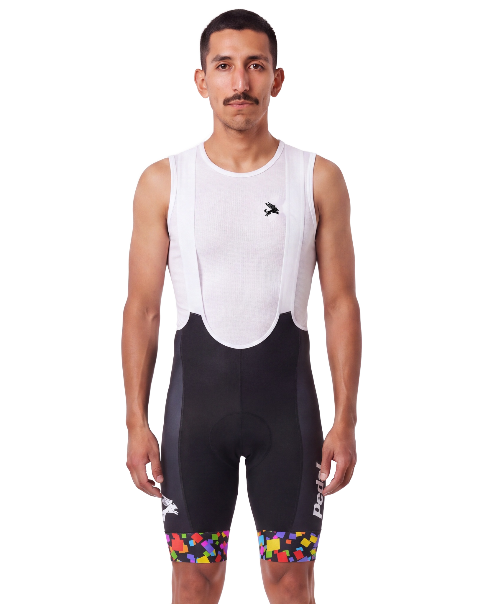 Pedal PARTY MEN'SPRO LEVEL BIB ISD - front, on model