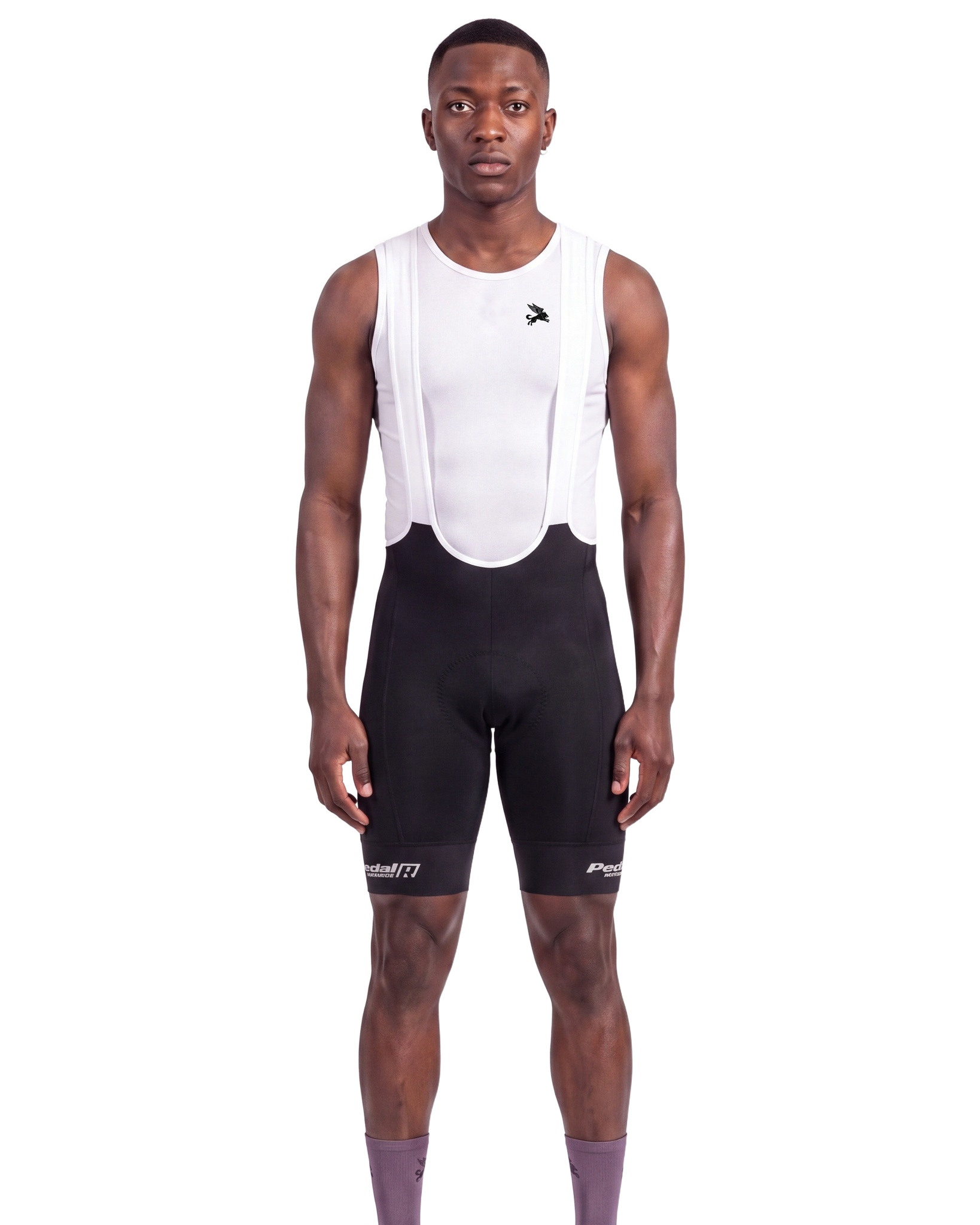 PEDALindustries/R 2026 MEN'S PRO LEVEL BIB ISD - front, on model