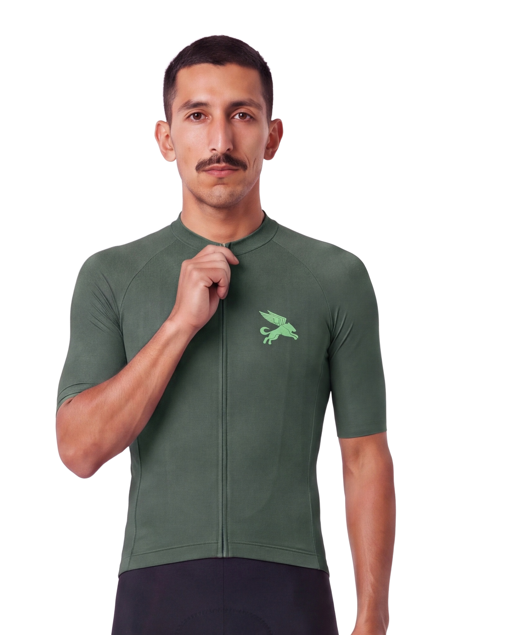 Primal Green Cypress Spirits MEN'S PRO JERSEY ISD - front, on model