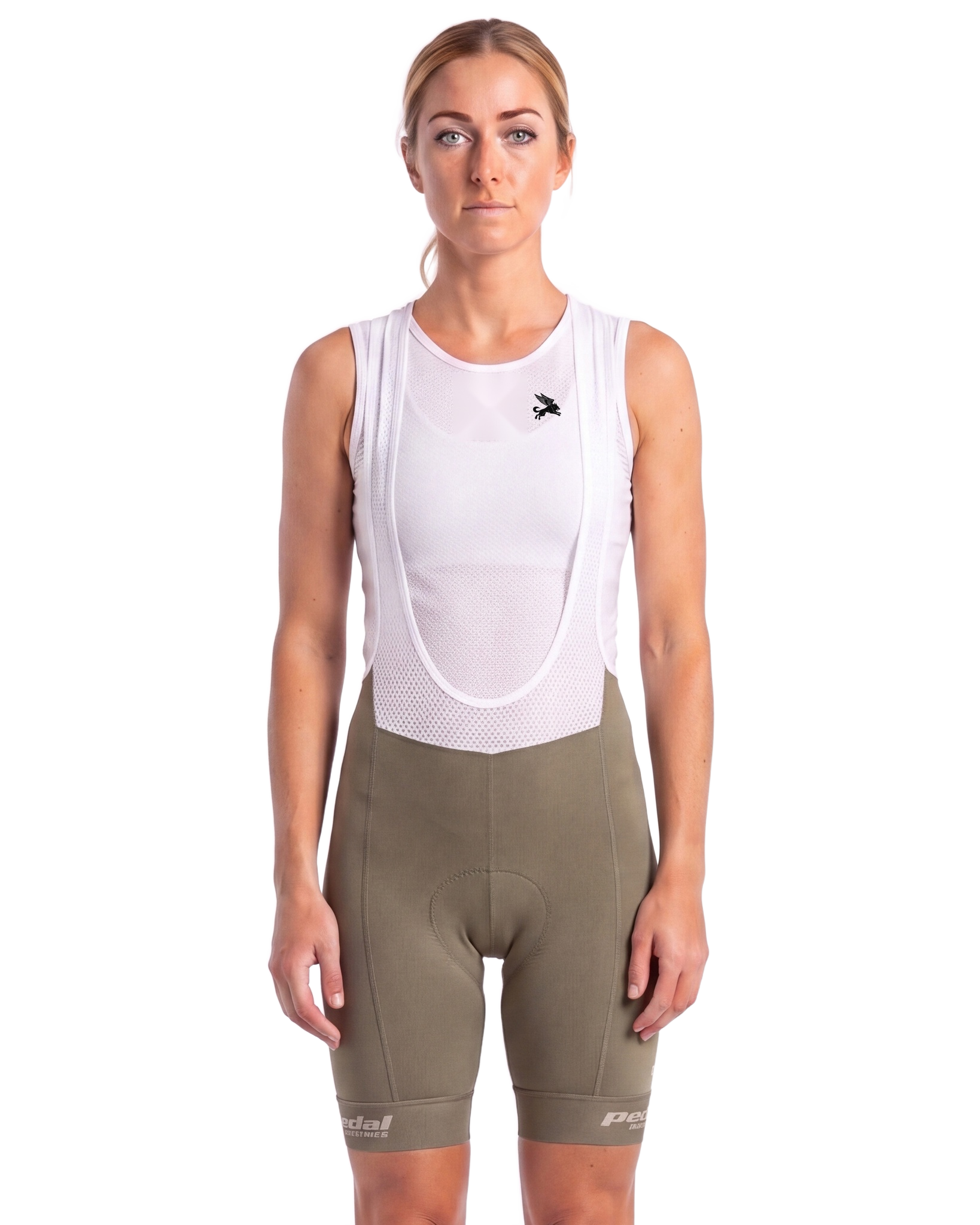 Putty Chroma WOMEN'S PRO BIB ISD - front, on model
