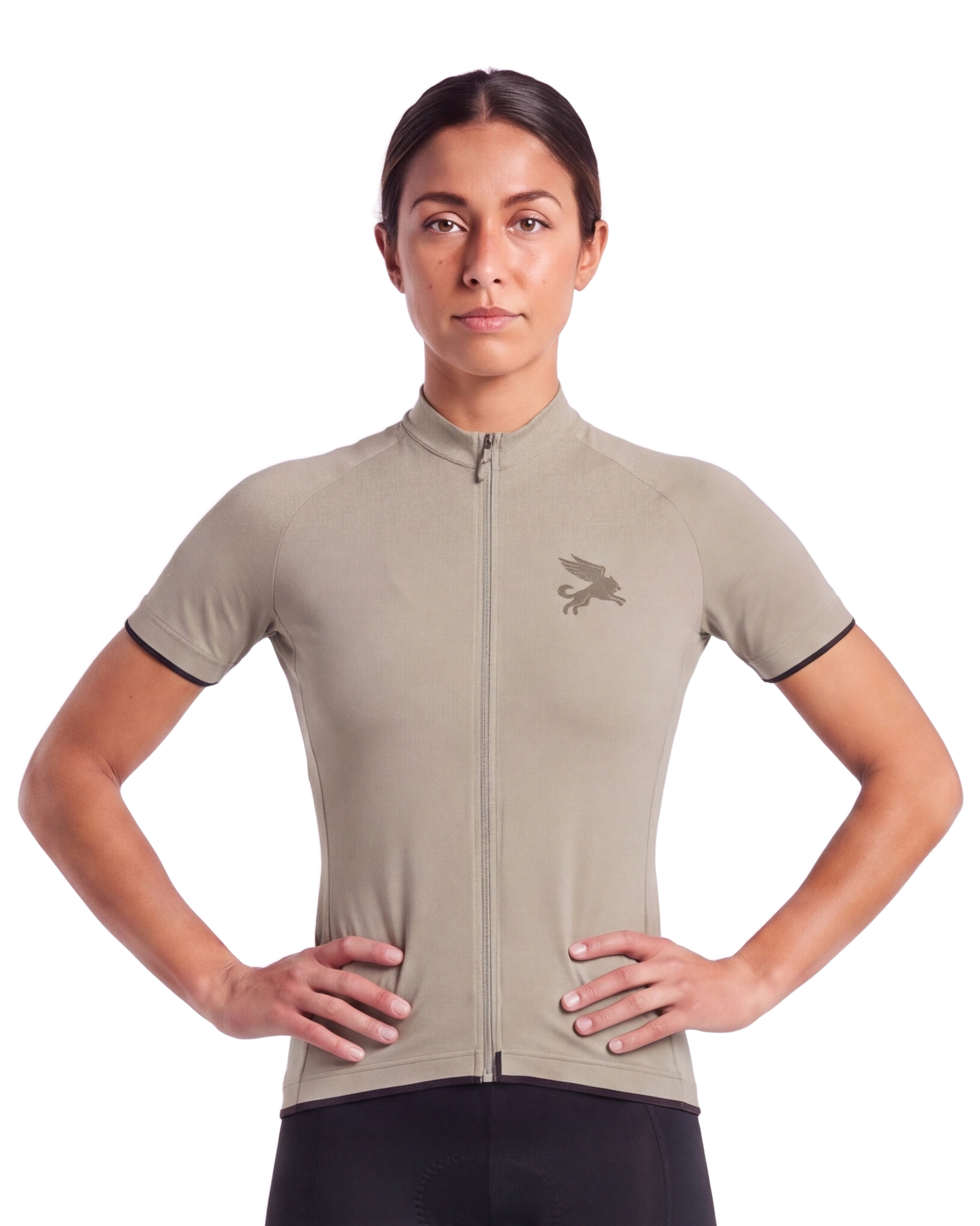 Putty CHROMA WOMEN'S PRO JERSEY ISD - front, on model